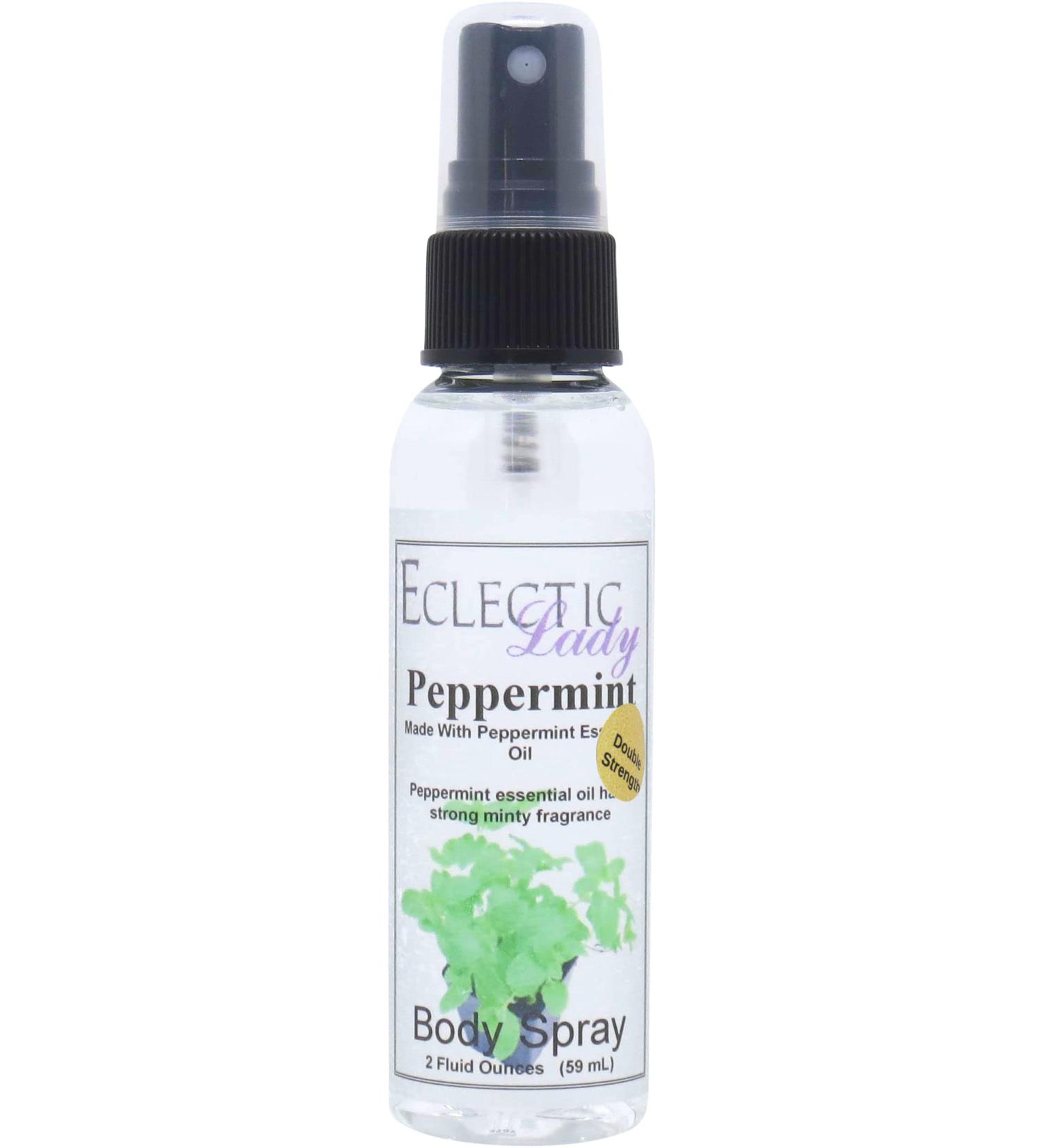 Peppermint Essential Oil Body Spray (Double Strength) 2 ounces Body Mist for Women with Clean Light & Gentle Fragrance Long Lasting Perfume with Comforting Scent for Men & Women Cologne with Double Strength 2 Fl Oz (Pack of 1) - Buy Online on GoSupps.com
