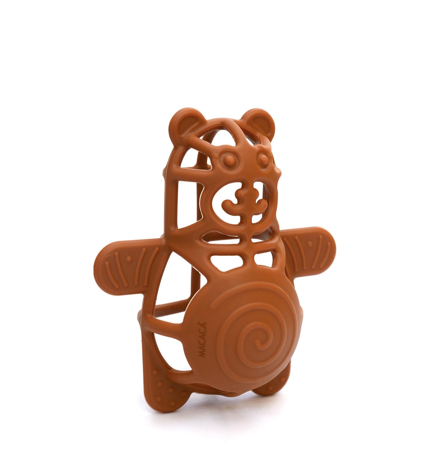 Mama The Bear | Durable Soft Silicone Toy | Eco-Friendly BPA-Free & Grip-Friendly for Teething Relief - Buy Online on GoSupps.com