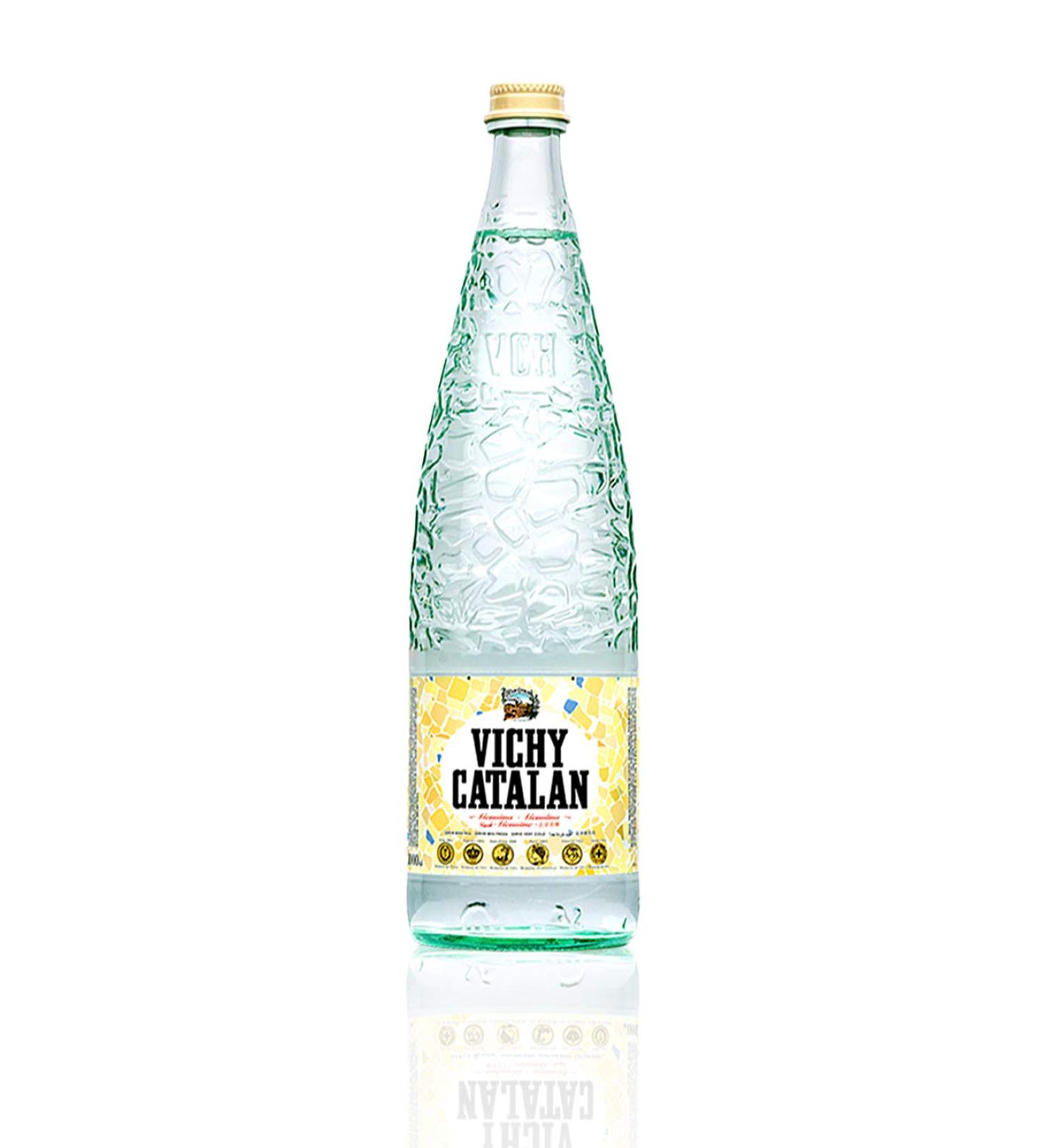Vichy Catalan - Eau min rale p tillante 1 litre (6 bouteilles en verre) - Buy Online on GoSupps.com