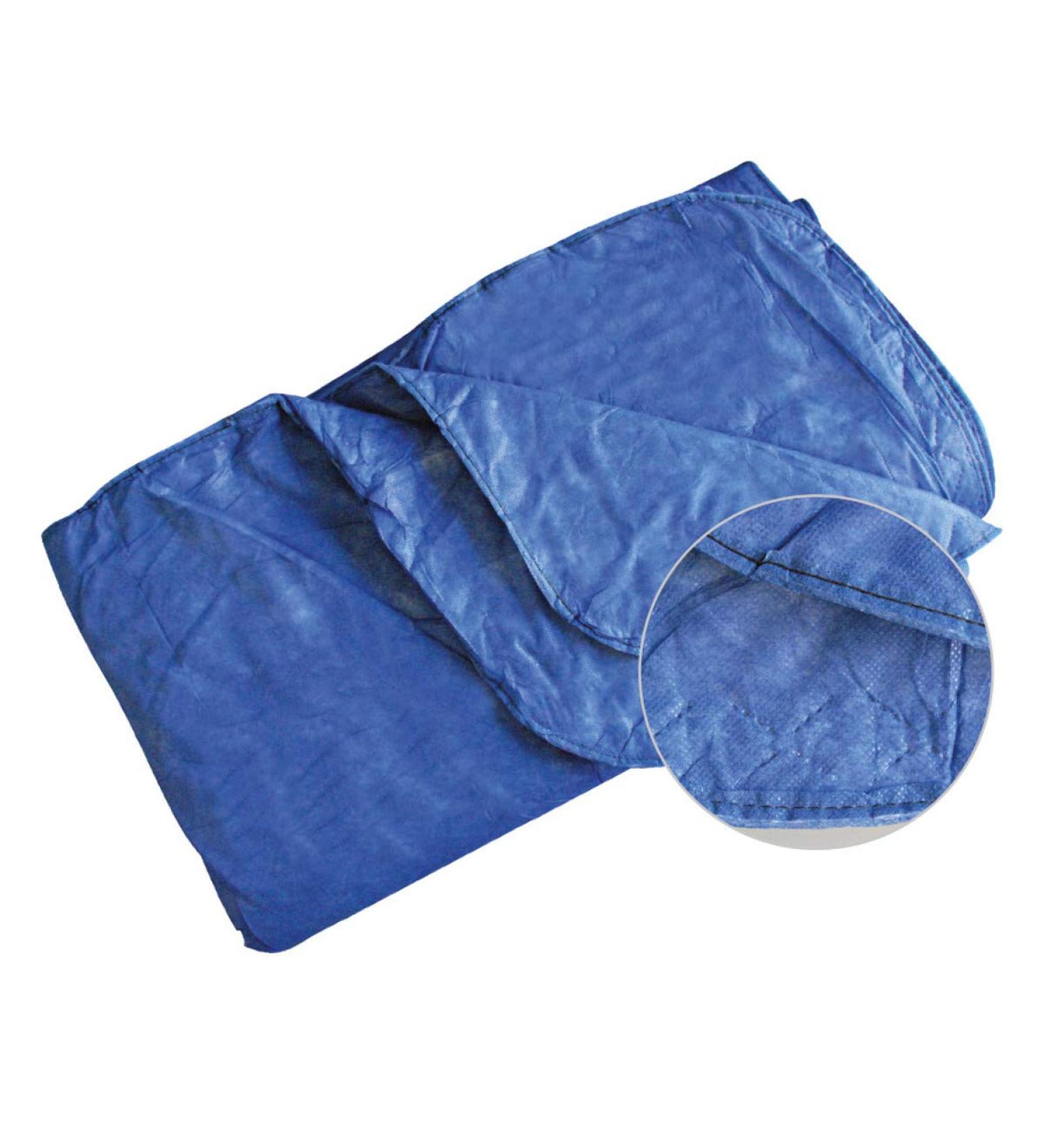 Disposable nonwoven blanket patient blanket disposable patient blanket disposable blanket 190 x 110 cm blue 700 g size: 500 g