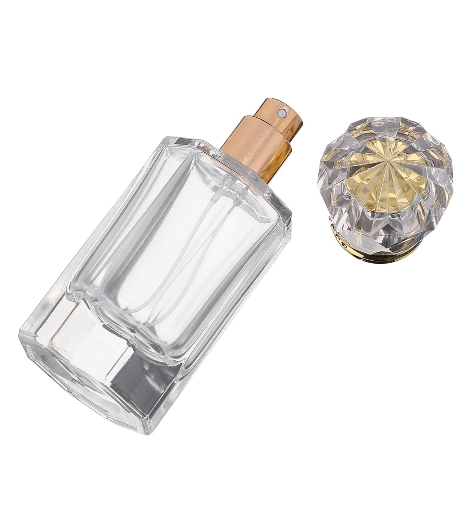 MAGICLULU 1pc Perfume Spray Bottle Glass Refillable Glass Spray Bottle Terrarium Glass Container Luxury Refillable Perfume Container Essential Empty White Travel Diamond - Buy Online on GoSupps.com