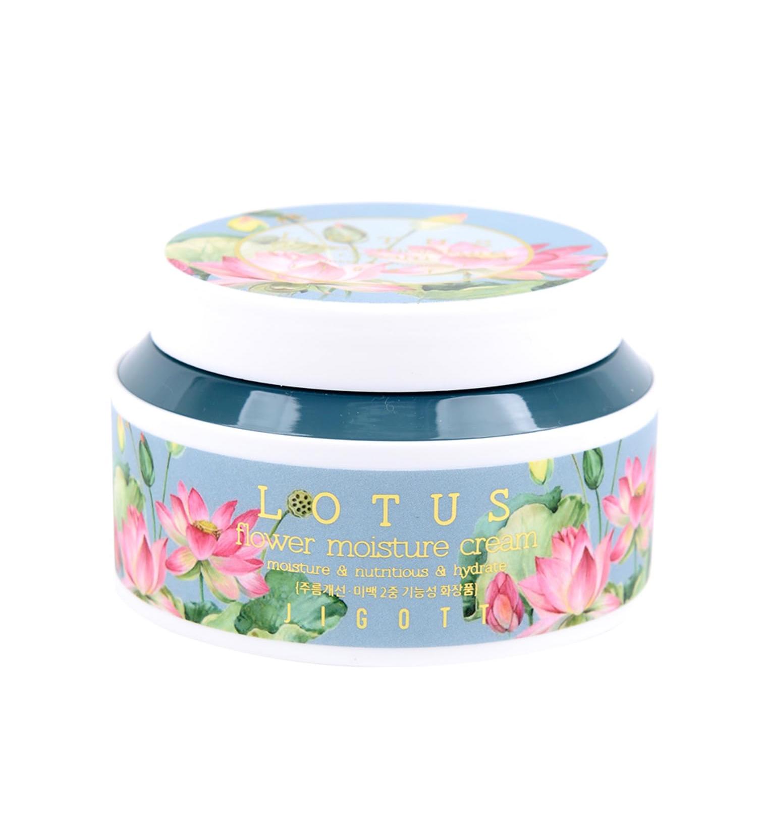 Lotus Flower Moisture Cream 3.38 FL OZ - Hydrating Skin Care for All Skin Types | Buy Internationally - Buy Online on GoSupps.com