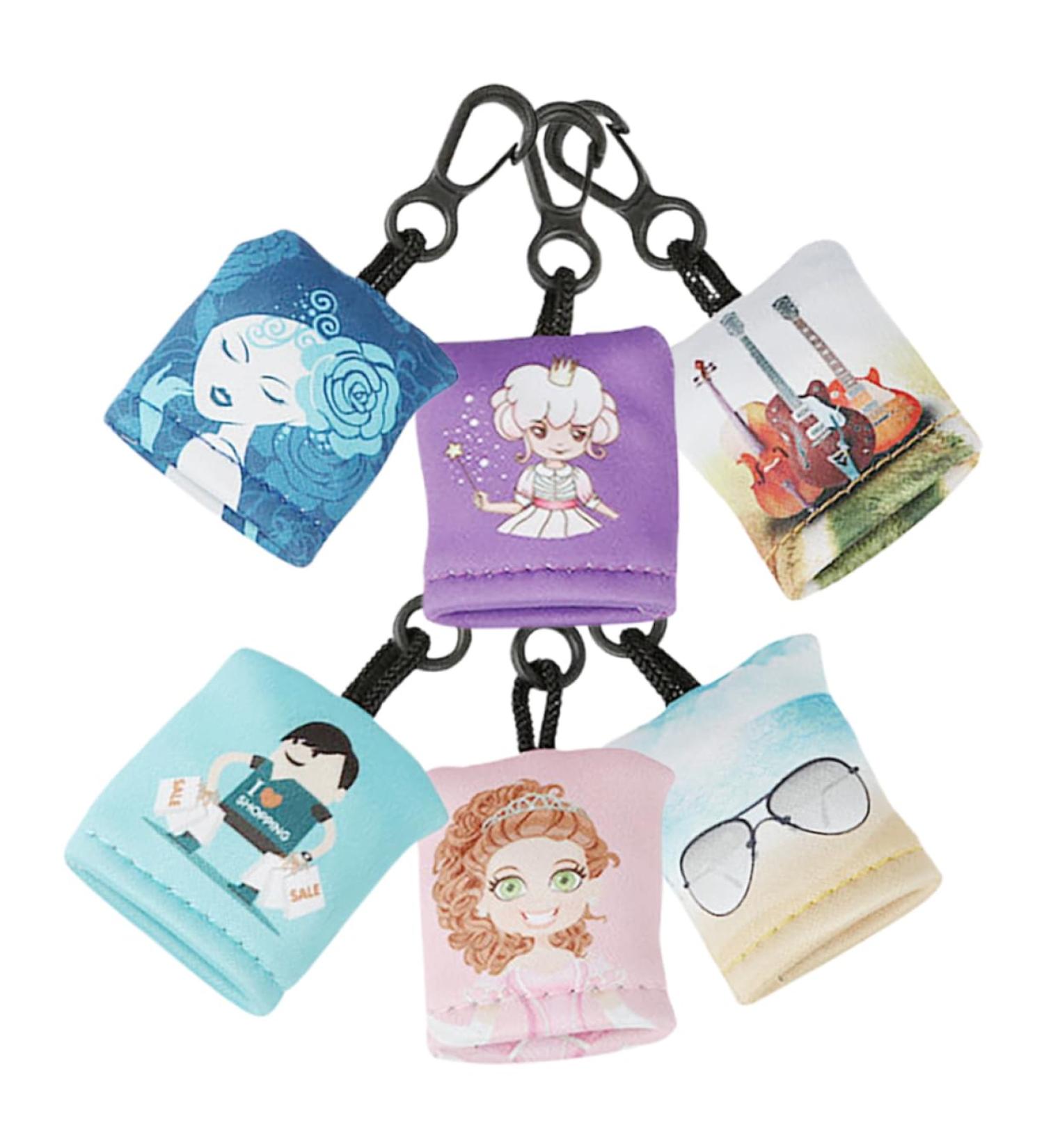6pcs Keychain Glasses Cleaning Cloths - Lens Cleaner Wipes for Eyeglasses & Electronics | International Shipping Available - Buy Online on GoSupps.com