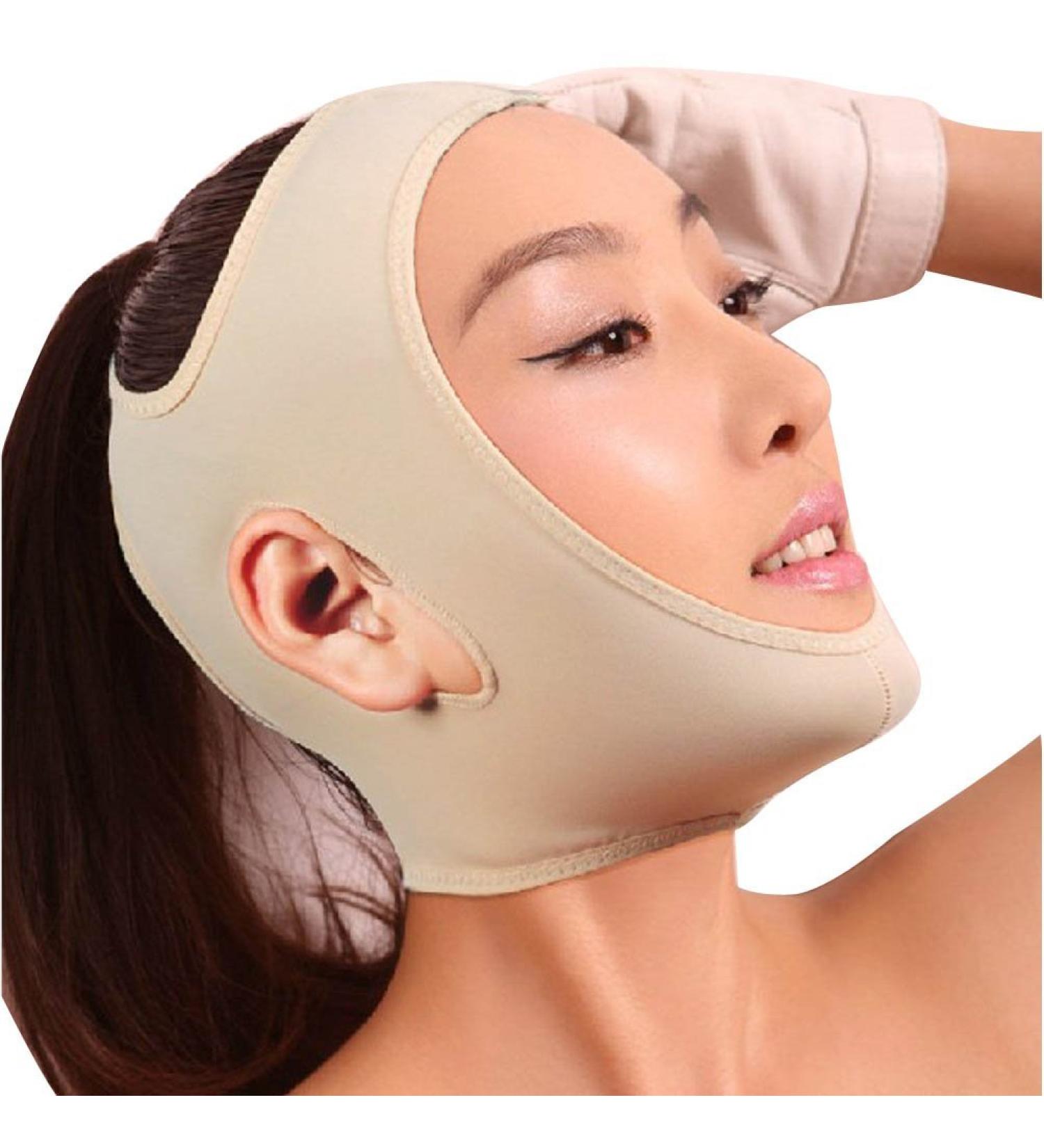Joly Full Face Style Anti Wrinkle Face Slimming Cheek Mask Lift V Face Line Slim 4 Size for Your Choice (Middle Size)
