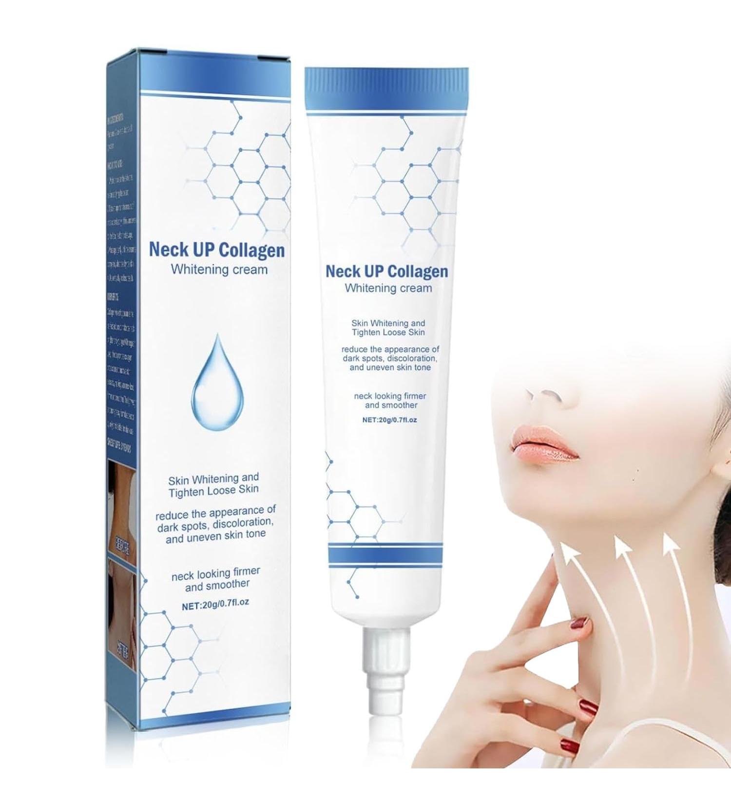 XdealCozyxc Collagen Neck Firming Cream for Tightening Sagging Skin Reduce Wrinkles & Smoothing Neck Fine LIines - Buy Online on GoSupps.com