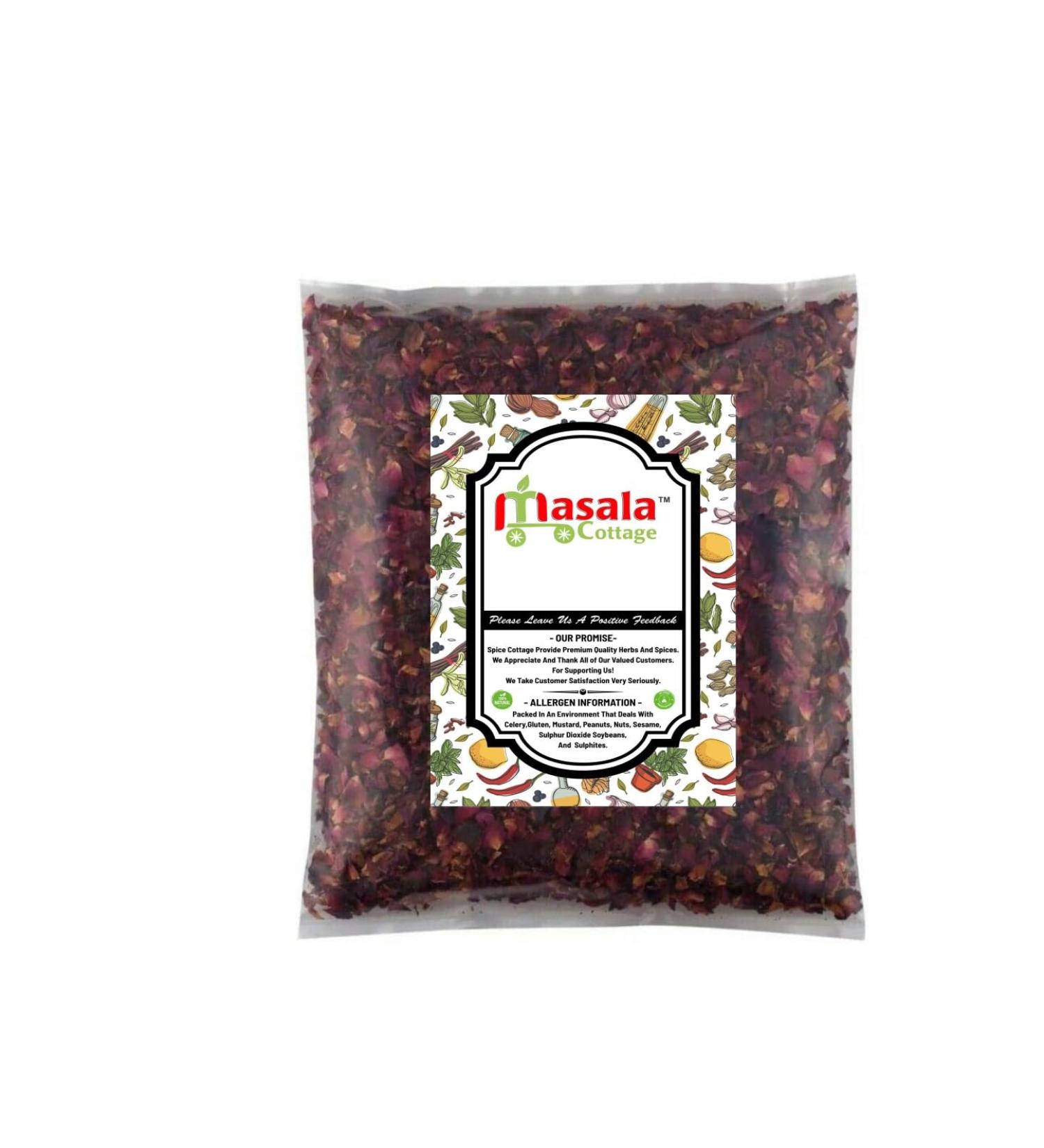 Rose Petals Dried | Edible for Wedding Confetti Celebrations Premium Quality by Masala Cottage 25g-1900g (200 Grams) 200 Grams - Buy Online on GoSupps.com