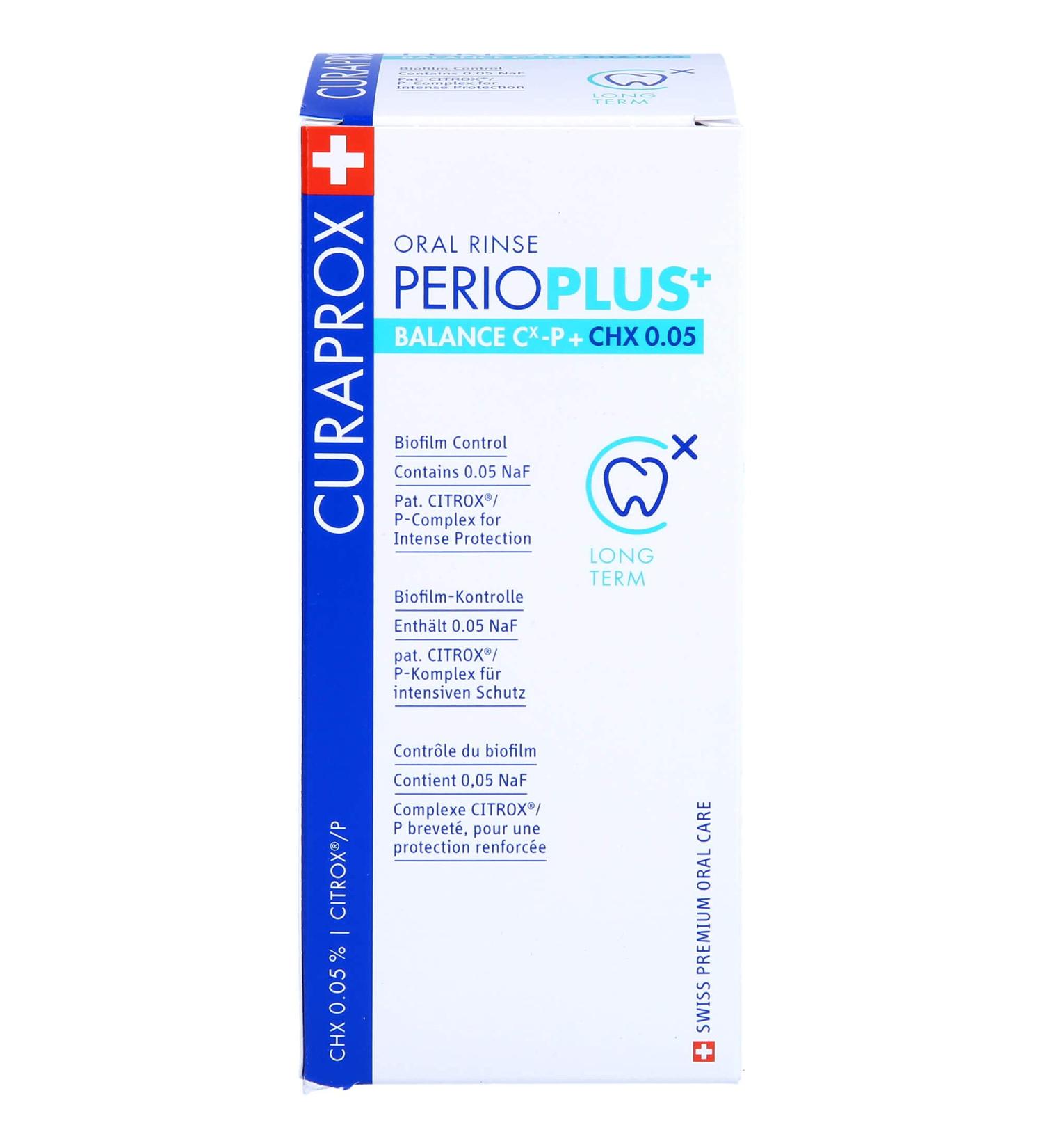 Buy Curaprox Perio Plus+ Balance Mouthwash | Effective Oral Care for Healthy Gums - International Shipping Available - Buy Online on GoSupps.com