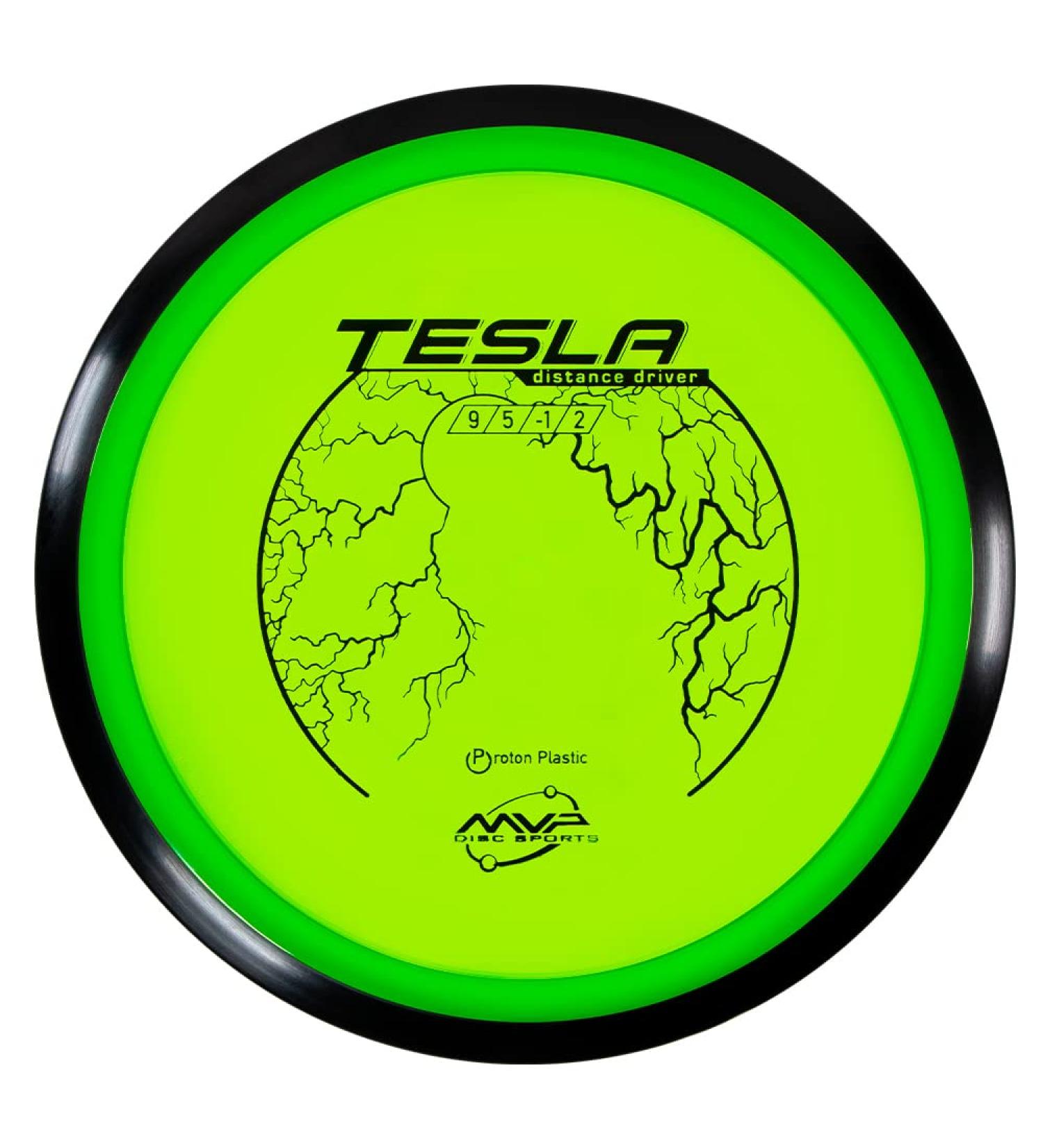 MVP Disc Sports Proton Tesla 170-175g Green | Distance Driver (Colors May Vary) - Buy Online on GoSupps.com