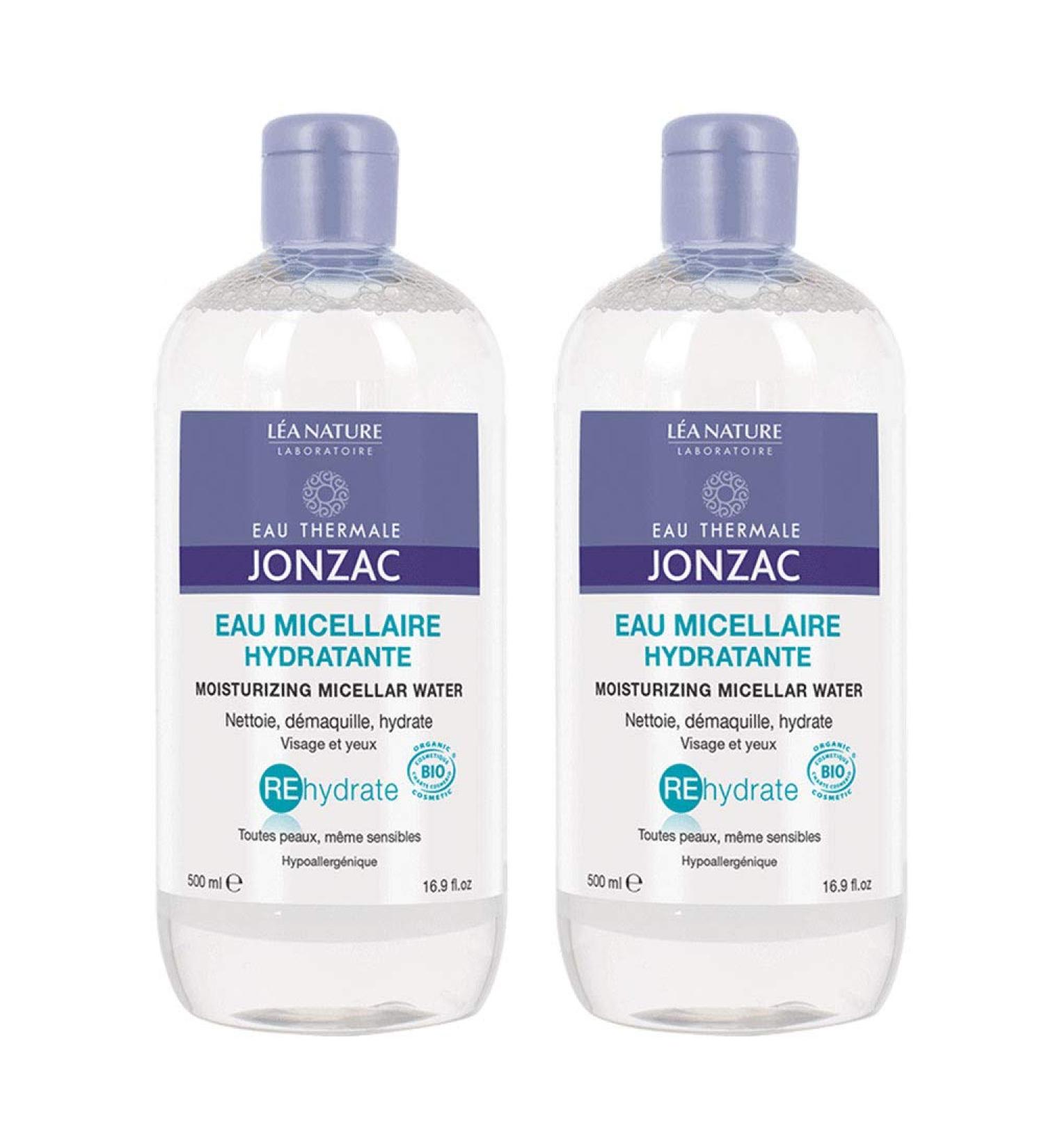  JONZAC Eau de Jonzac Rehydrate Micellar Water Moisturizing Organic Pack of 2 x 500 ml - Buy Online on GoSupps.com