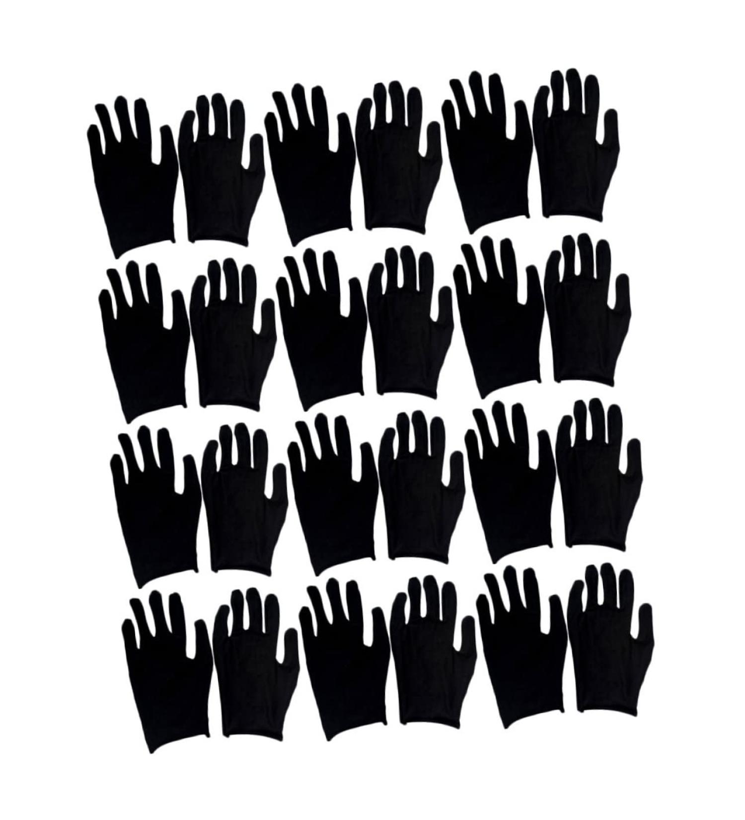 TOVINANNA 12 Pairs Cleaning Gloves Black Cotton Gloves Safety Work Gloves Beauty Gloves Cotton Labor Gloves Utility Work Gloves Heavy Duty Work Gloves Welders Gloves Hand Gloves Washable Man 19x11cm - Buy Online on GoSupps.com
