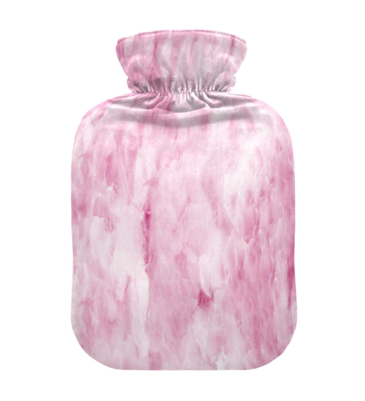 Rosa Marble Hot Water Bottle | 1L Heat Bottle for Pain Relief & Muscle Injury Comfort | Premium Water Heating Pillow & Bed Warmer - Buy Online on GoSupps.com