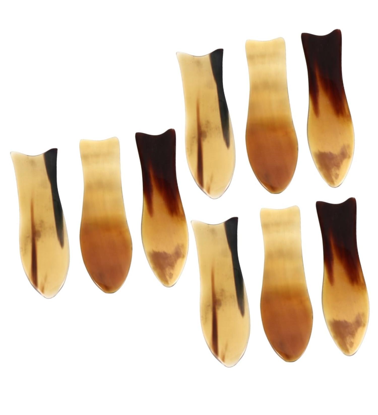 Minkissy 9-Piece Horn Gua Sha Massage Tool Set - Face Scraper & Body Massage Boards for Spa and Neck Care - Enhance Skin Wellness - Buy Online on GoSupps.com
