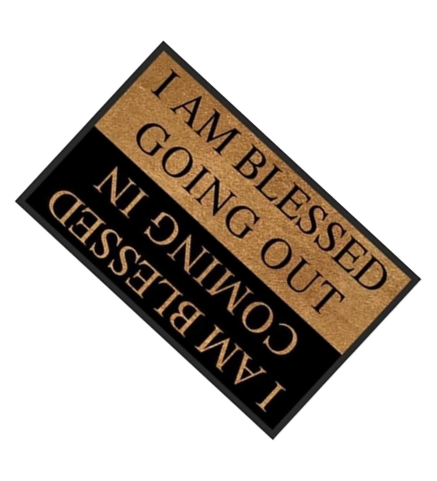 Outdoor Door Mat | Outdoor Floor Mat | Non-Slip with Welcome Message for Porch Kitchen Indoor Garden Apartment Garage - Buy Online on GoSupps.com