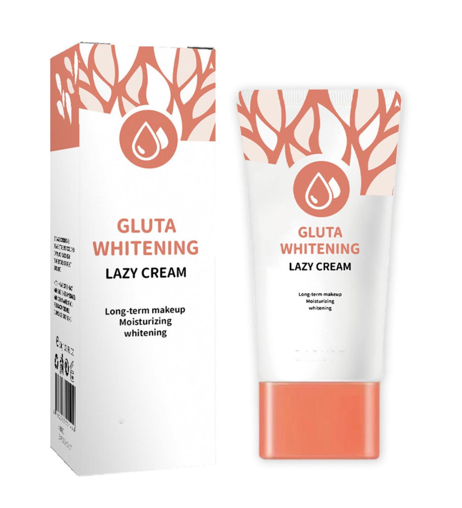 Lazy Brightening Face Cream - Moisturiser Face Women - Make Up Primer for Women - face moisturisers - Skin Lightening Cream - Foundation Full Coverage & Moisturizing - Buy Online on GoSupps.com