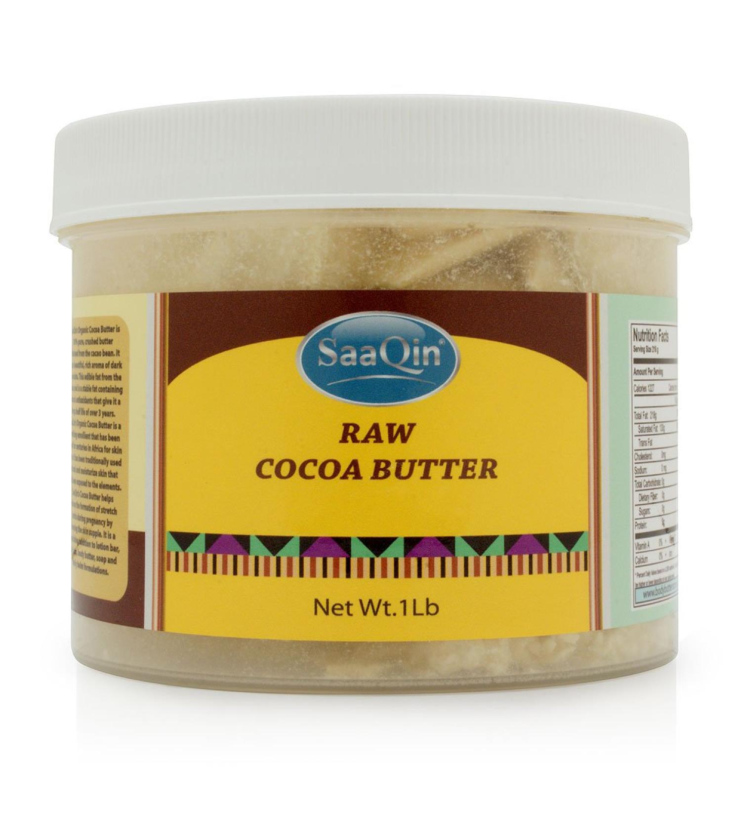 Buy Raw Cocoa Butter 1 lb - Non-GMO Vegan & Halal - Premium Quality for Baking & Skin Care - Buy Online on GoSupps.com