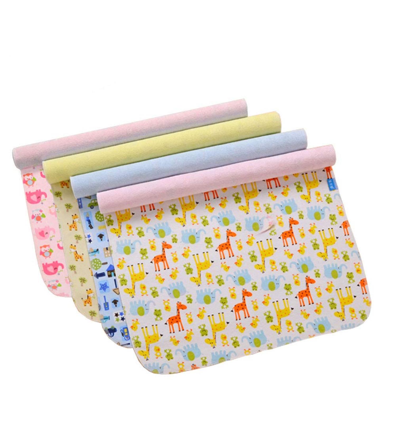 Yworld Cotton Bamboo Changing Pad | Breathable & Waterproof | Washable & Reusable Diaper Liner | 20x28in Size | Color Series - Buy Online on GoSupps.com