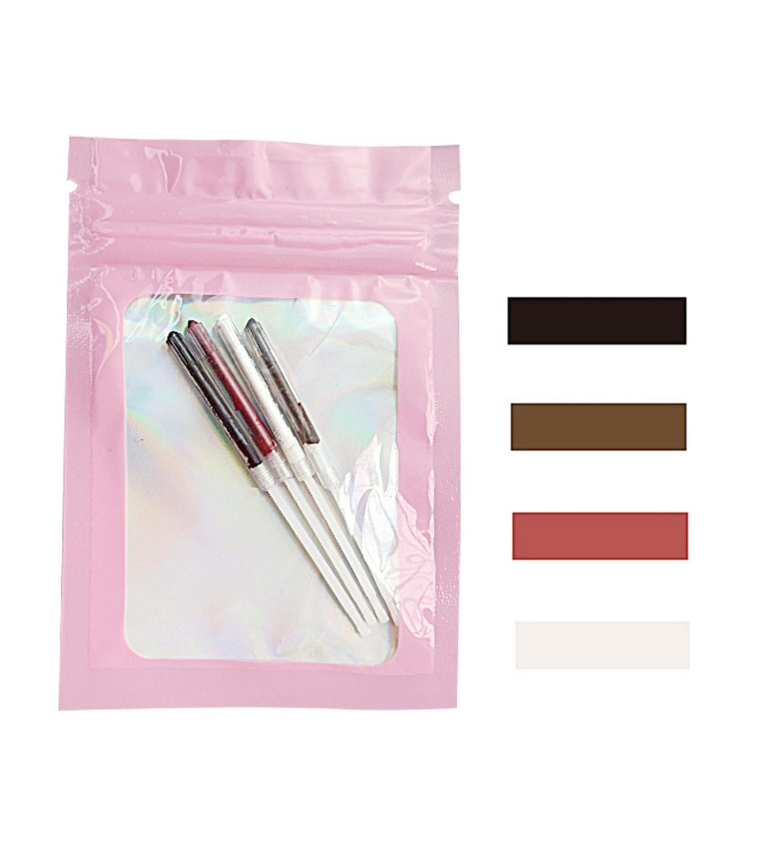  PUCHEN Waterproof Eyeliner Pencil Matte Lip Pencil - Eyebrow Pencil 4 Colors Rotating Pen Long-Lasting Sweat-Resistant for Natural Daily Makeup - Buy Online on GoSupps.com