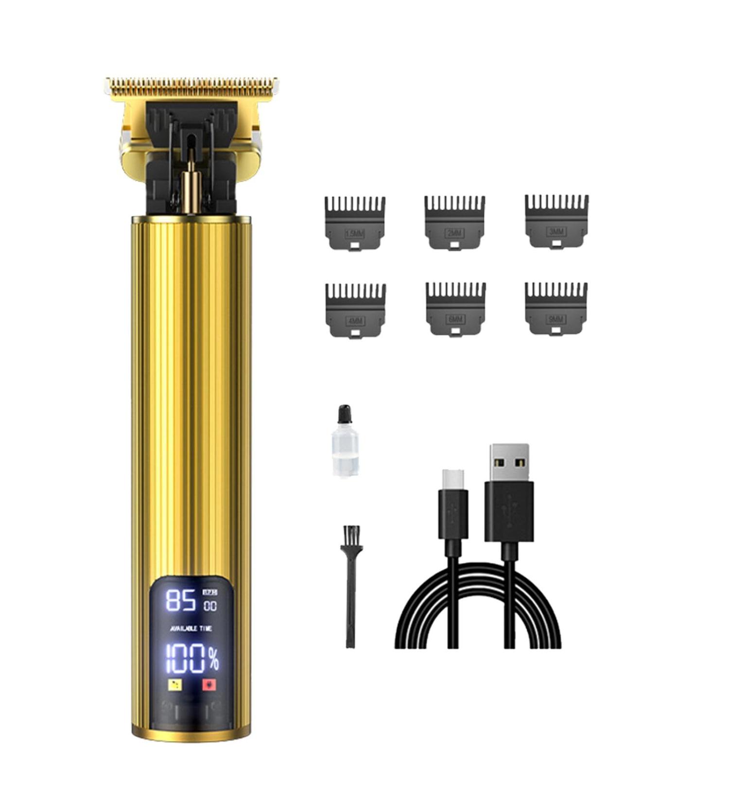 Men Hair Clippers Electric Hair Clippers Professional Men Hair Clipper | Rechargeable Electric Cordless Hair Clipper High-Performance Professional Barber Hair Cutting Kit for Precision Cuts Gold - Buy Online on GoSupps.com