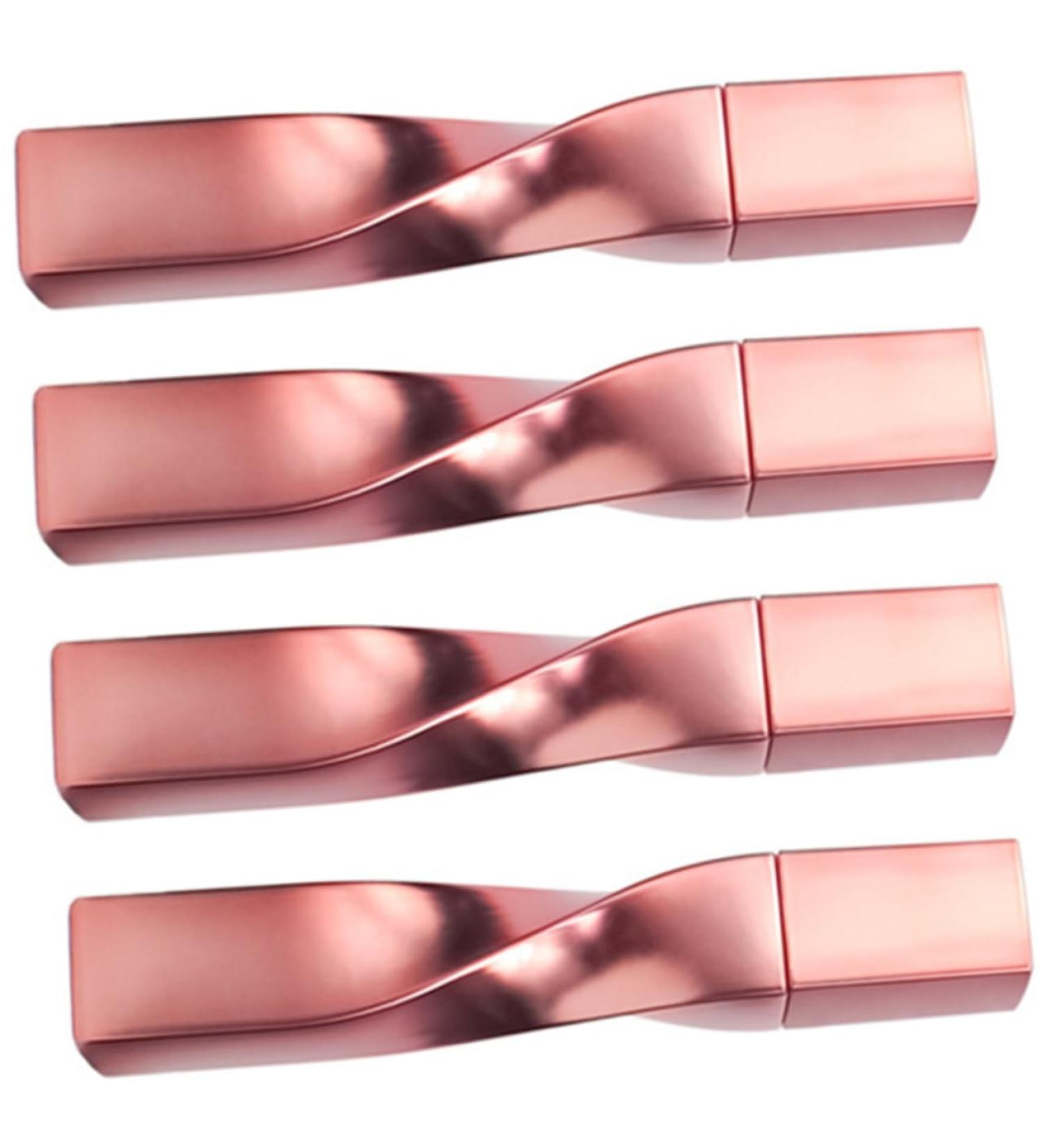 Beavorty 4pcs Eyelash Brush Empty Tube Empty Mascara Bottle Clear Extension Rod to Rotate Take Plastic Rose Gold 11.5x1.8cm - Buy Online on GoSupps.com