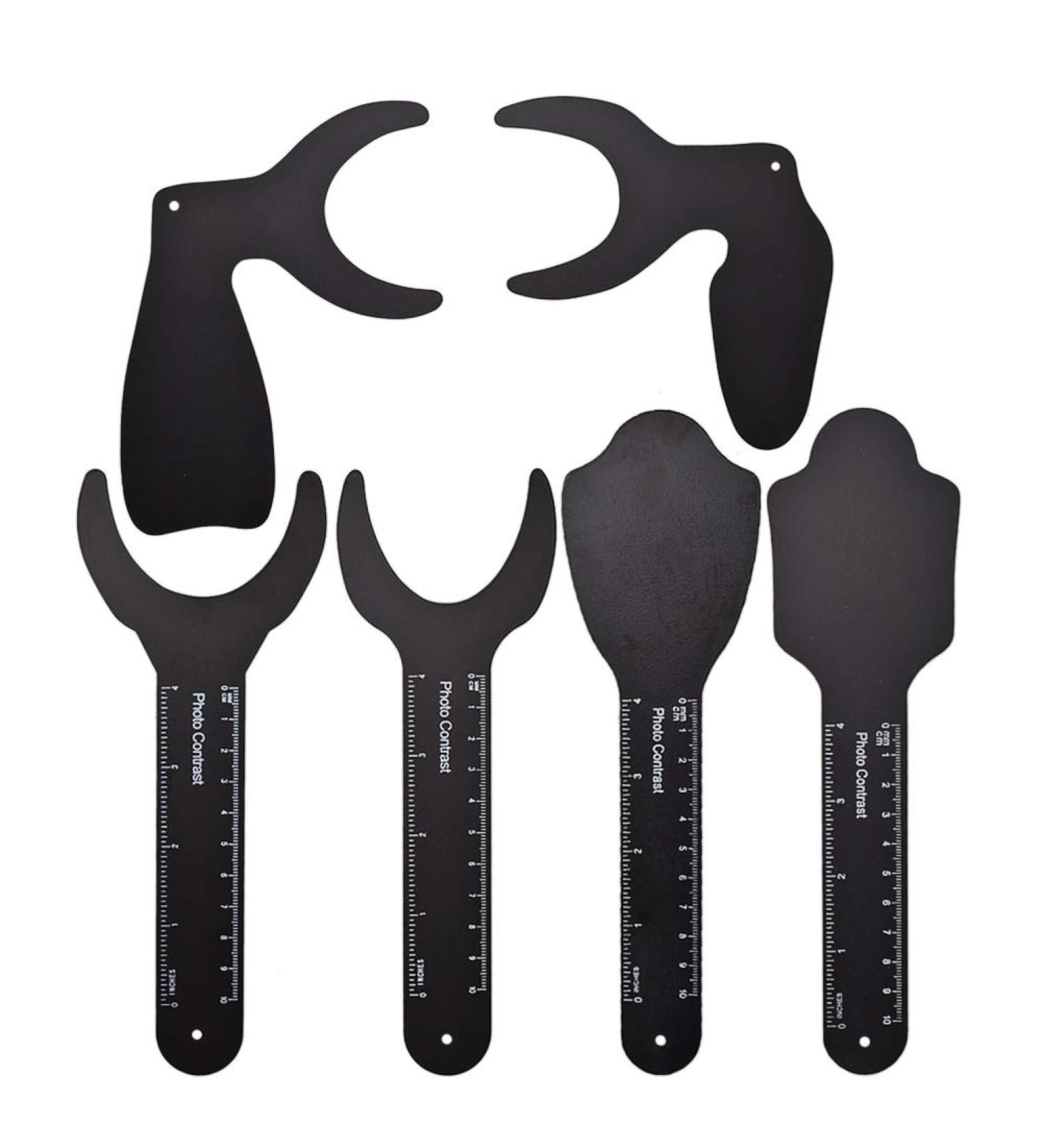 6Pcs Dental Photo Contrast Black Background Board - Autoclavable Orthodontic Cheek Retractors - Buy Online on GoSupps.com