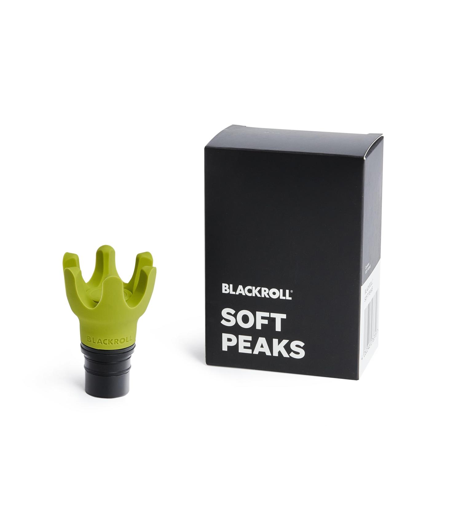BLACKROLL SOFT PEAKS The soft FASCIA GUN attachment for use on sensitive areas such as the head jaw joints and CMD problems