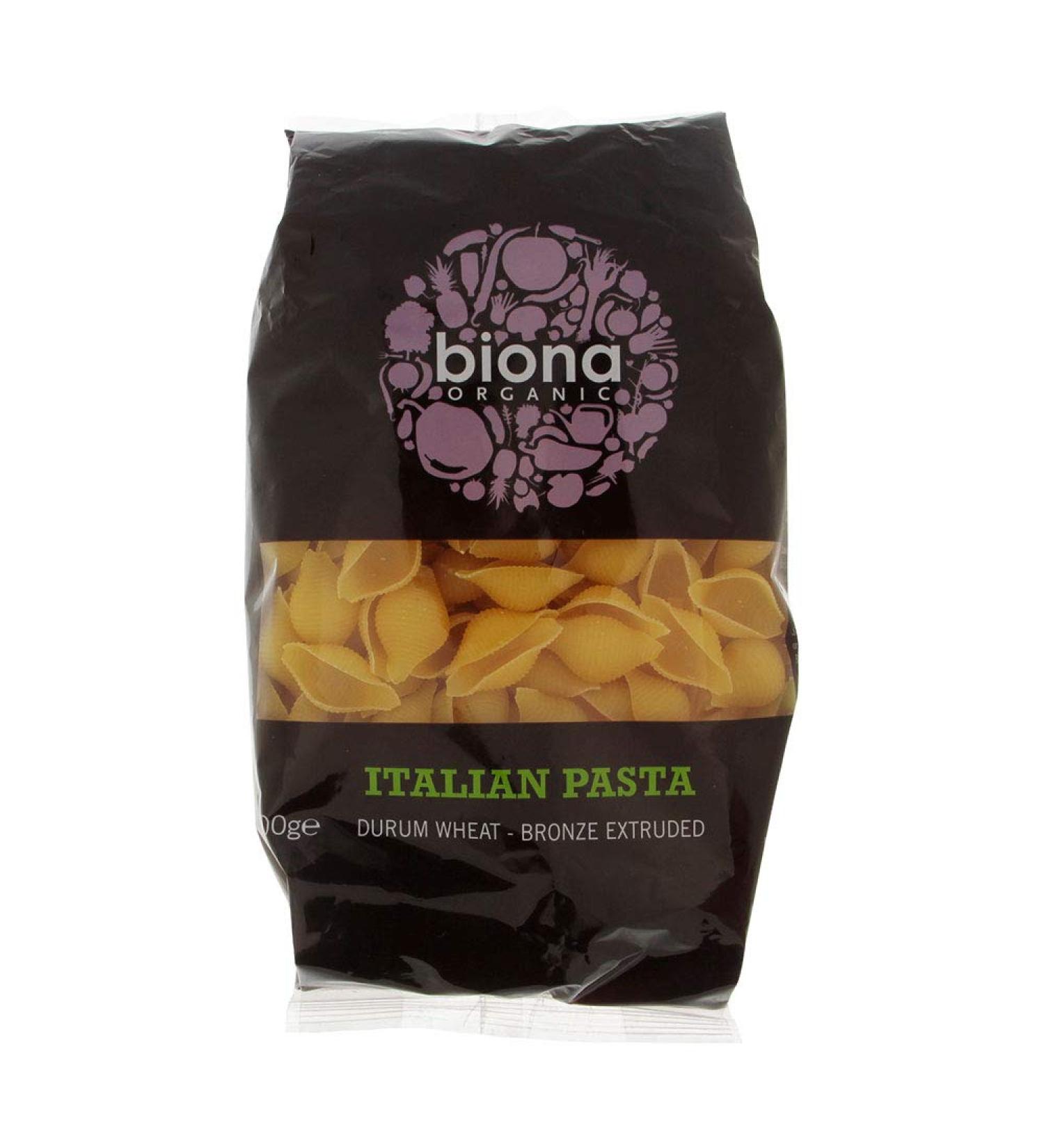Biona Organic White Conchiglie 500g - Buy Online on GoSupps.com