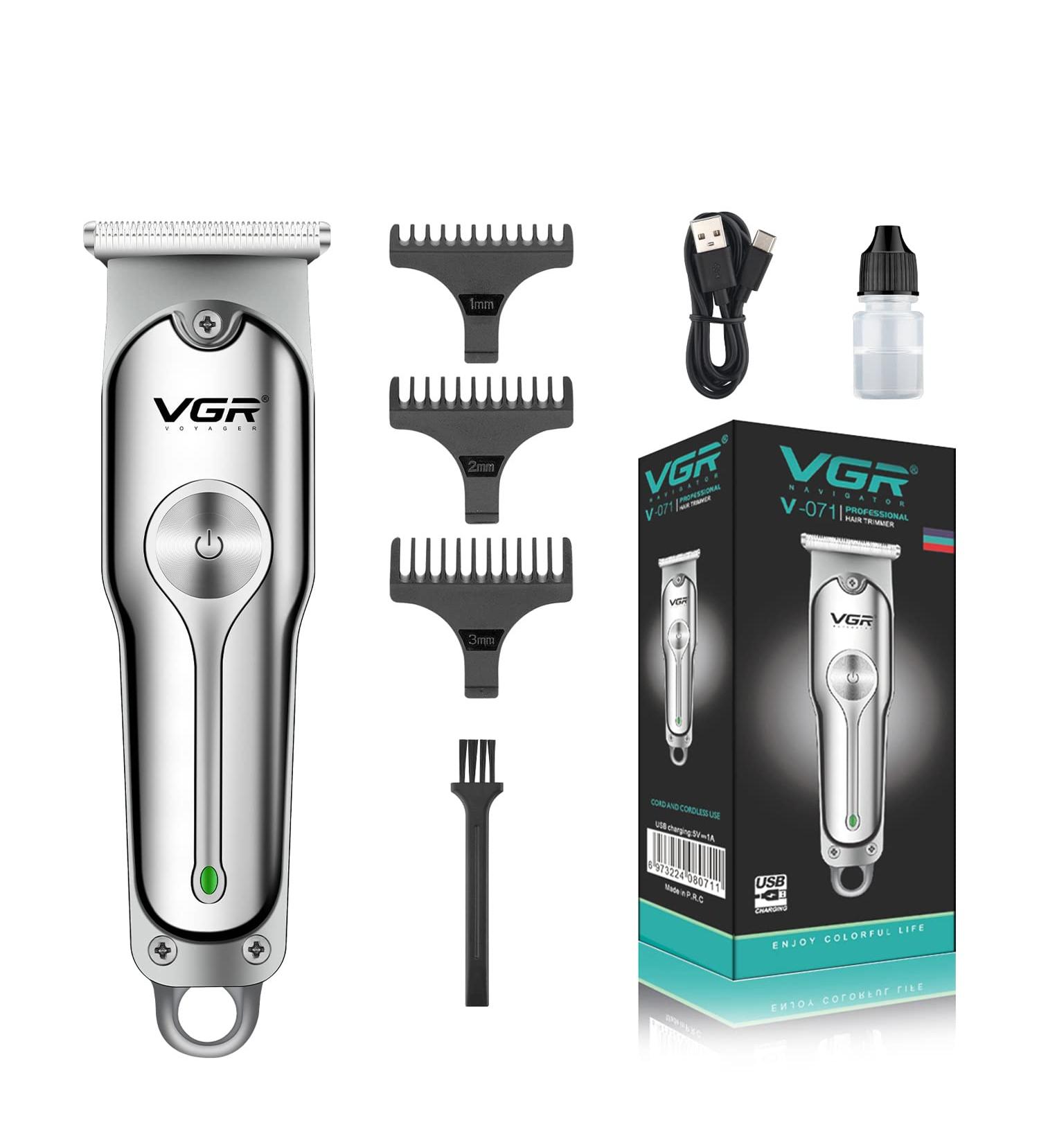 Aniuge Professional Hair Clippers Mens Hair Clipper Beard Trimmer Hair Trimmer for Men Cordless Clippers Professional Barbers Grooming Kit Rechargeable Silver - Buy Online on GoSupps.com
