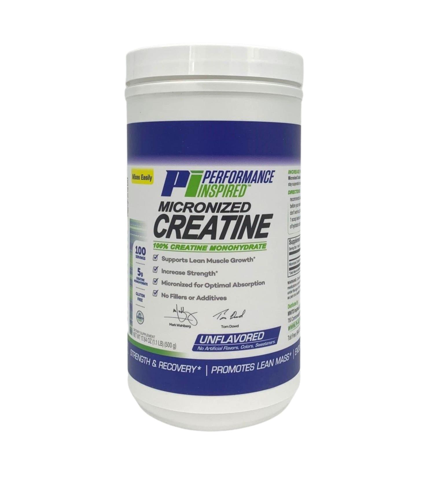 Buy Performance Inspired Nutrition Unflavored Micronized Creatine 1.1 Oz - Enhance Workout & Boost Performance - Free International Shipping - Buy Online on GoSupps.com