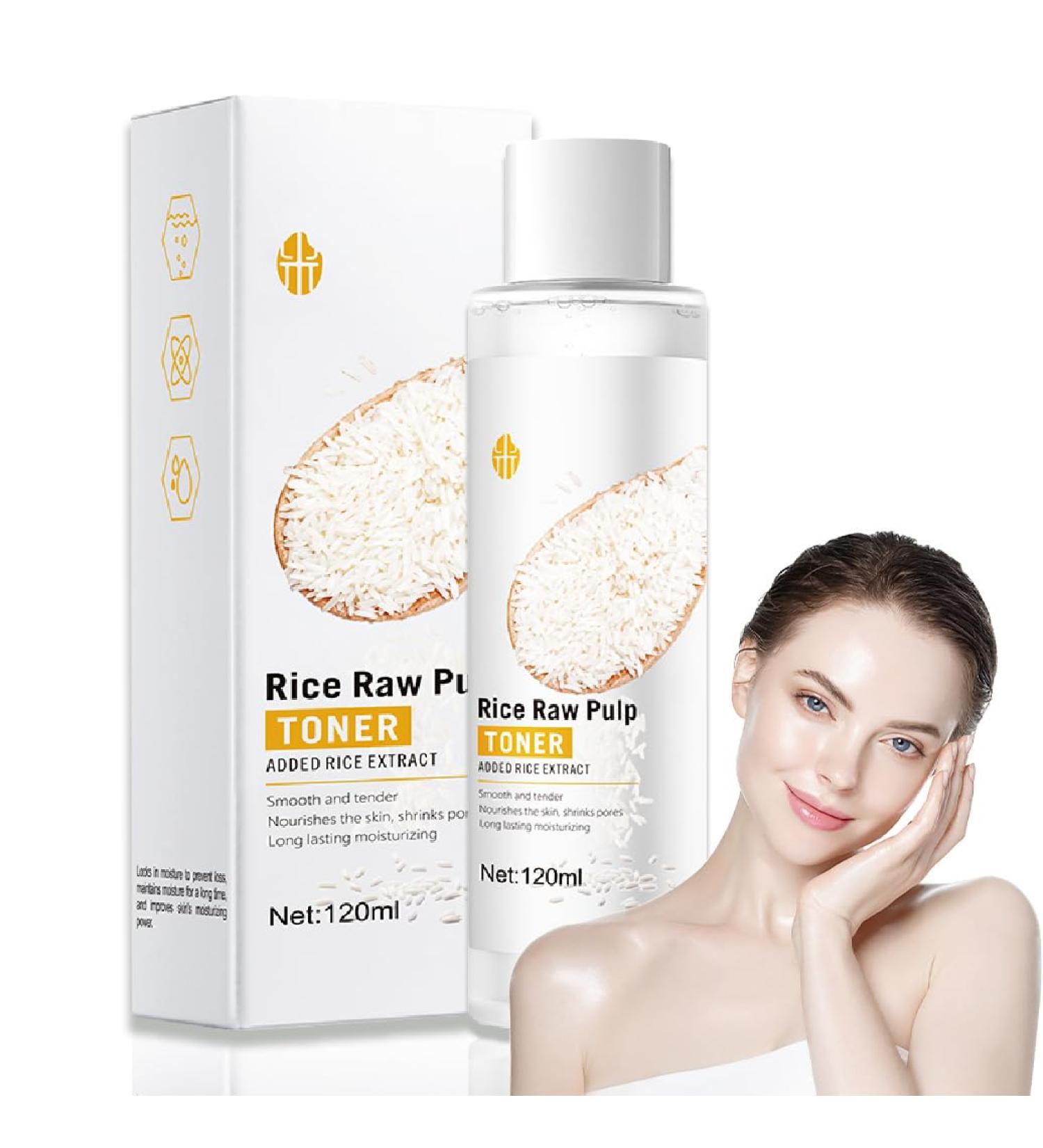Rice Toner Toner for Face Rice Toner Korean Toner for Dull Skin Illuminates and Cleanses Essential Toner for Deep Hydration Hydrates and Moisturises with Rice Extract - Buy Online on GoSupps.com
