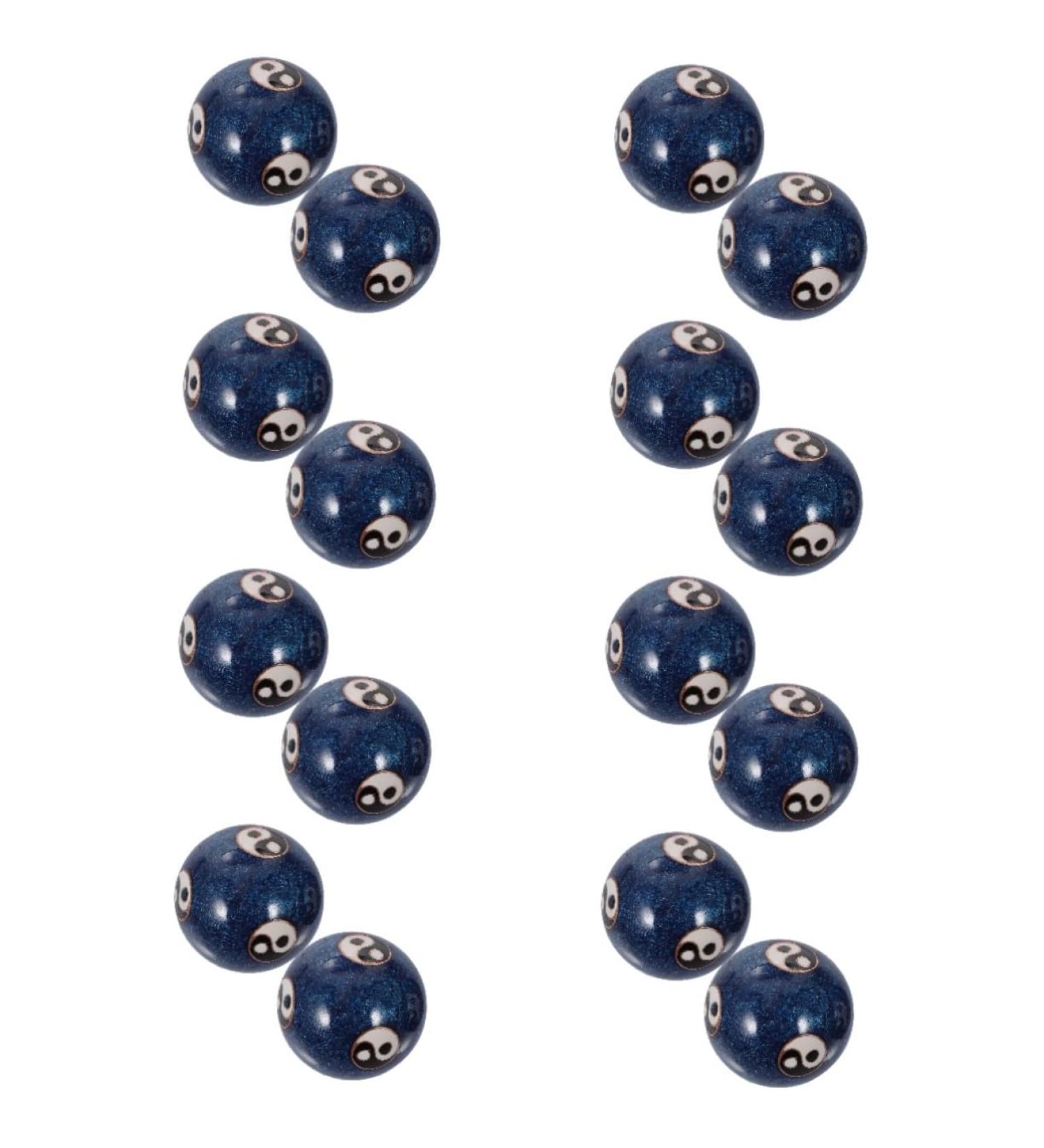 Beaupretty Baoding Balls Set - 8 Health Balls for Hand Training & Massage | Vintage Jade-Ei Tai Fitness Exercise Toys - Buy Online on GoSupps.com