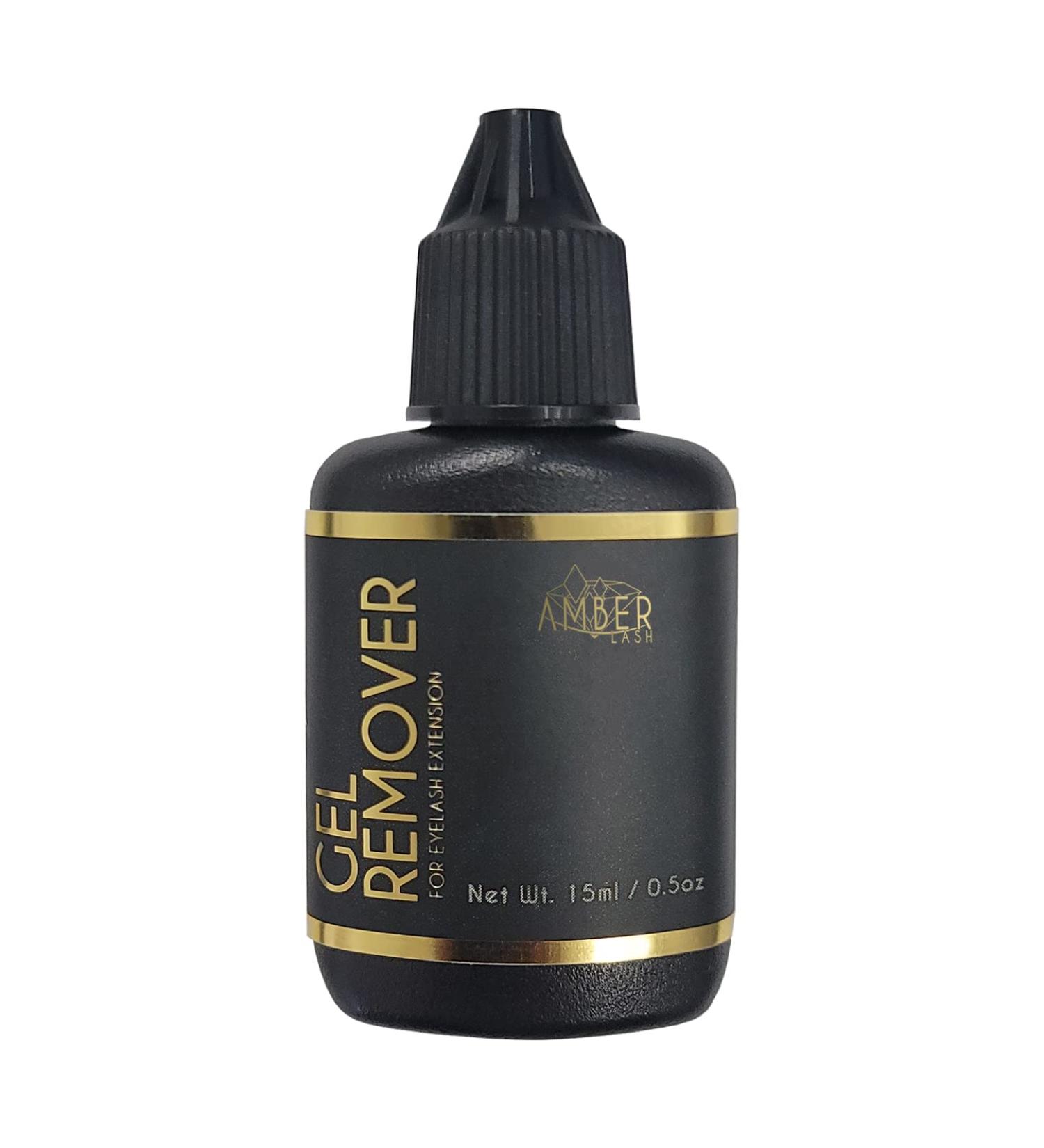 Amber Lash Eyelash Extension Remover Gel 15ml | Fast-Acting Gentle Non-Irritating | Professional Lash Glue Remover for Easy Eyelash Extensions Removal - Buy Online on GoSupps.com