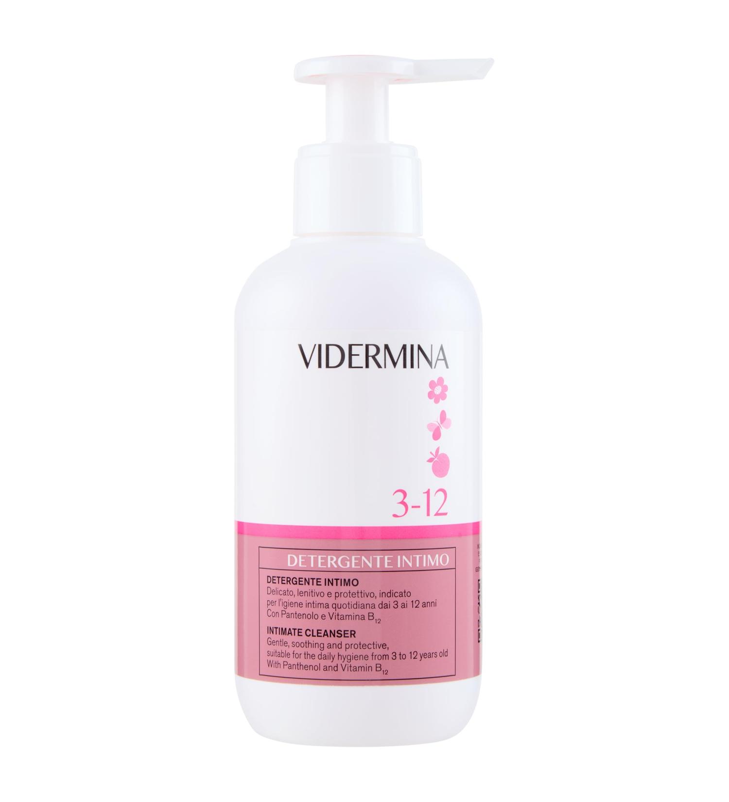 Vidermina Intima Intimo Quotidiano per Bambini 3-12 Anni D tergent 250 ml