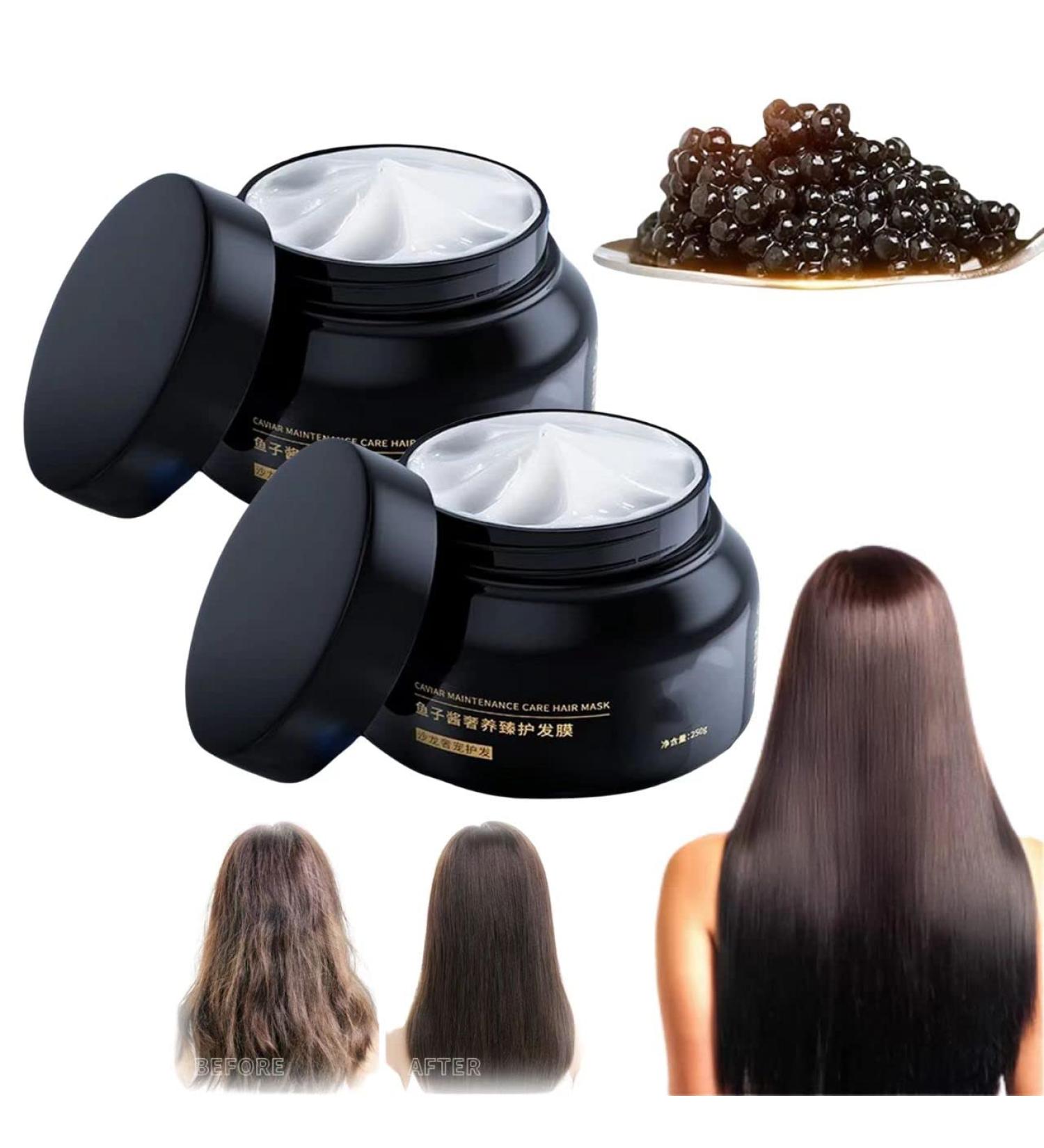 Irasas Caviar Hair Mask - Anti Hair Loss Treatment, Deep Moisture Repair - 2PCS - Buy Online on GoSupps.com