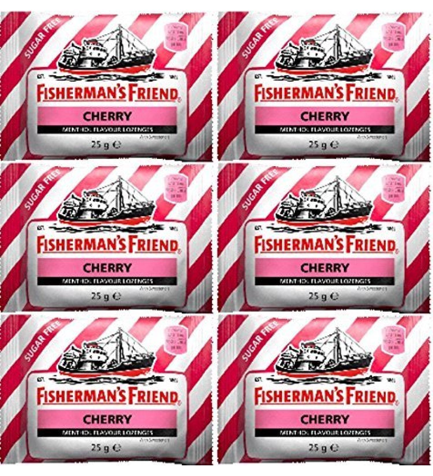 Fishermans Friend Cherry Menthol Lozenges 25g x 12 Packs by Fishermans Friend