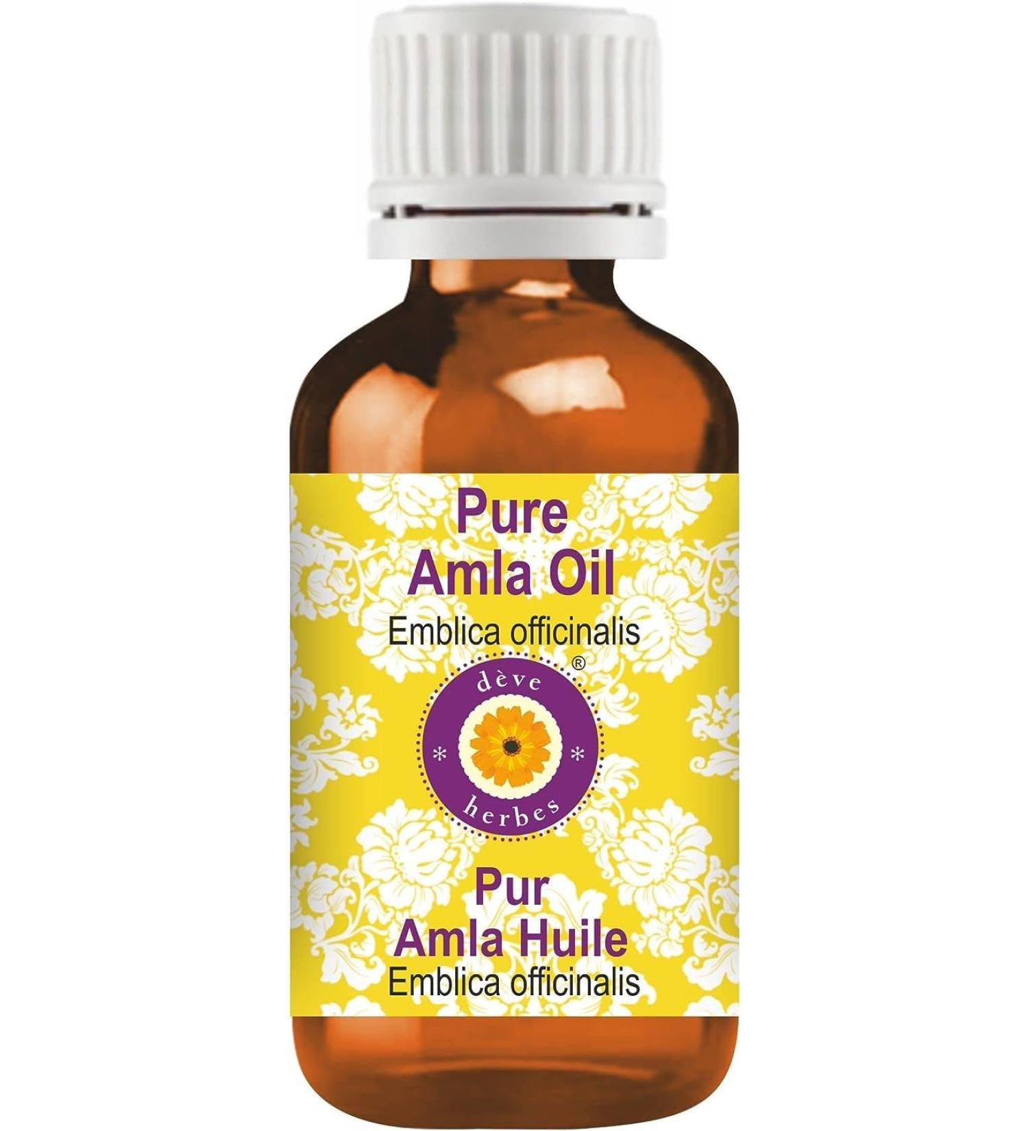 Deve Herbes Pure Amla Oil (Emblica officinalis) 100ml (3.38 oz) - Buy Online on GoSupps.com