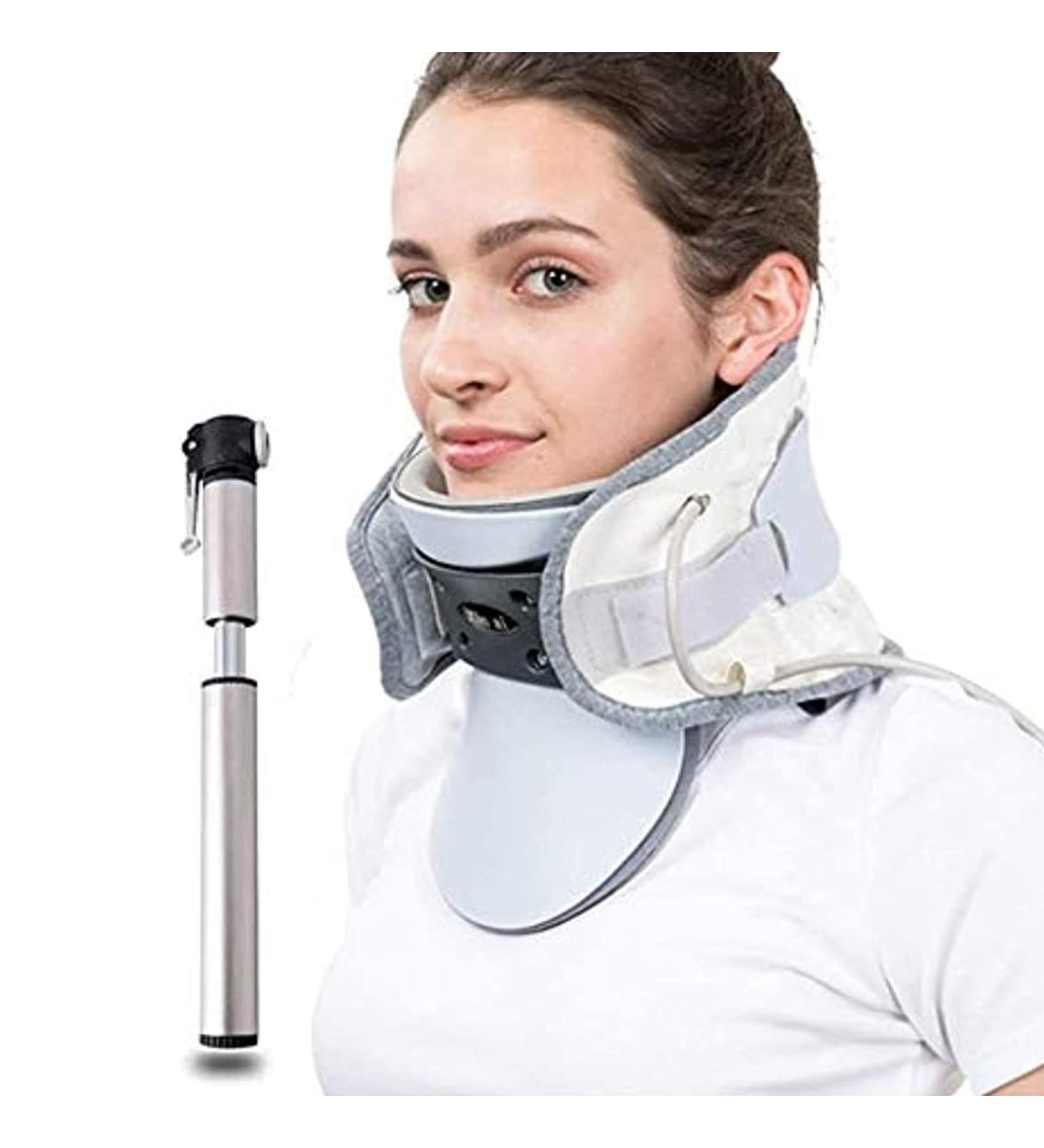 HSRG Cervical Traction Device | Neck Support & Posture Corrector for Chronic Pain Relief - Buy Online on GoSupps.com
