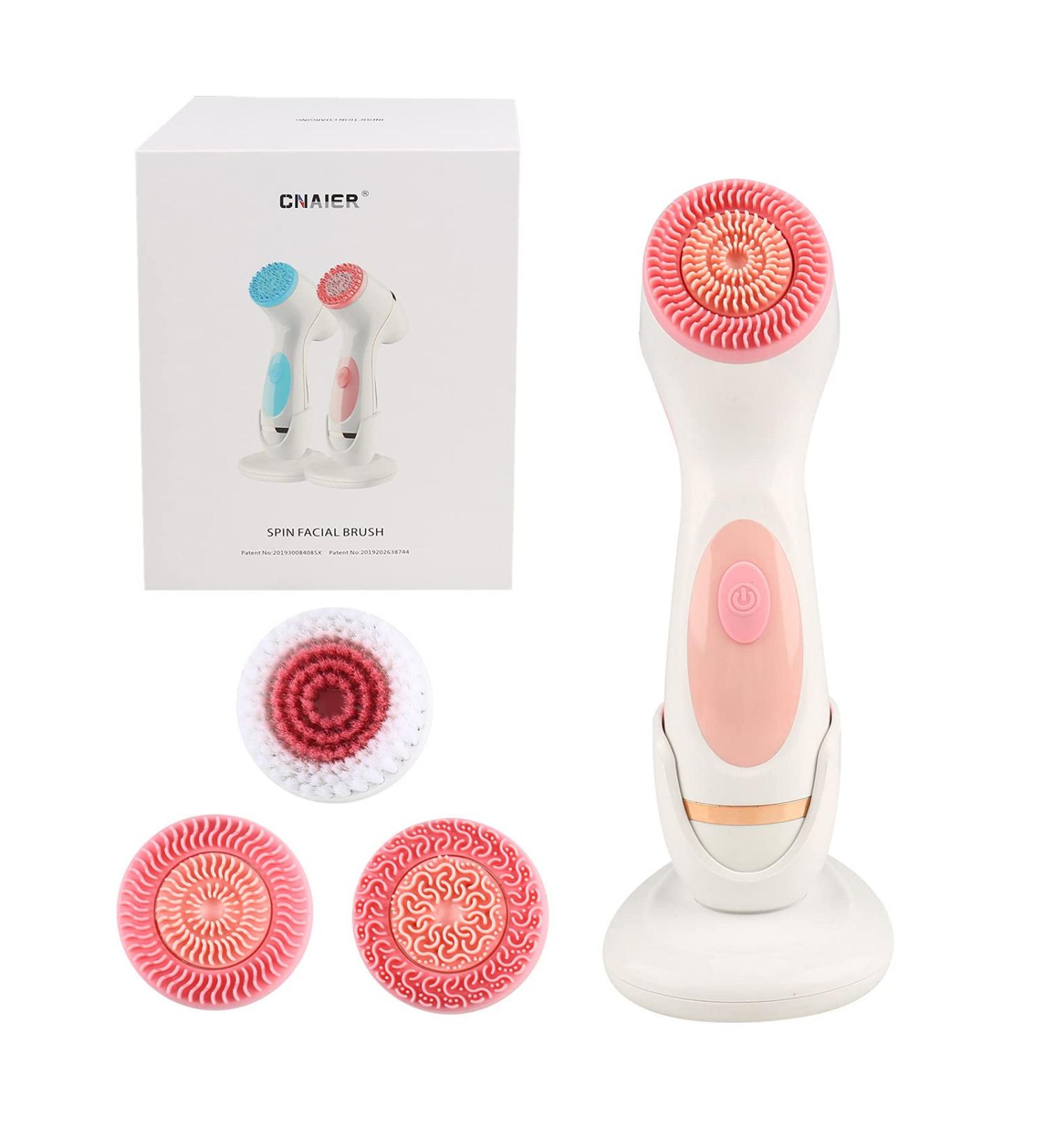Opal Tool Sonic Facial Cleaning Brush - Electric USB Deep Clean & Massage Tool for Peeling & Blackhead Removal (Pink) - Shop Internationally! - Buy Online on GoSupps.com