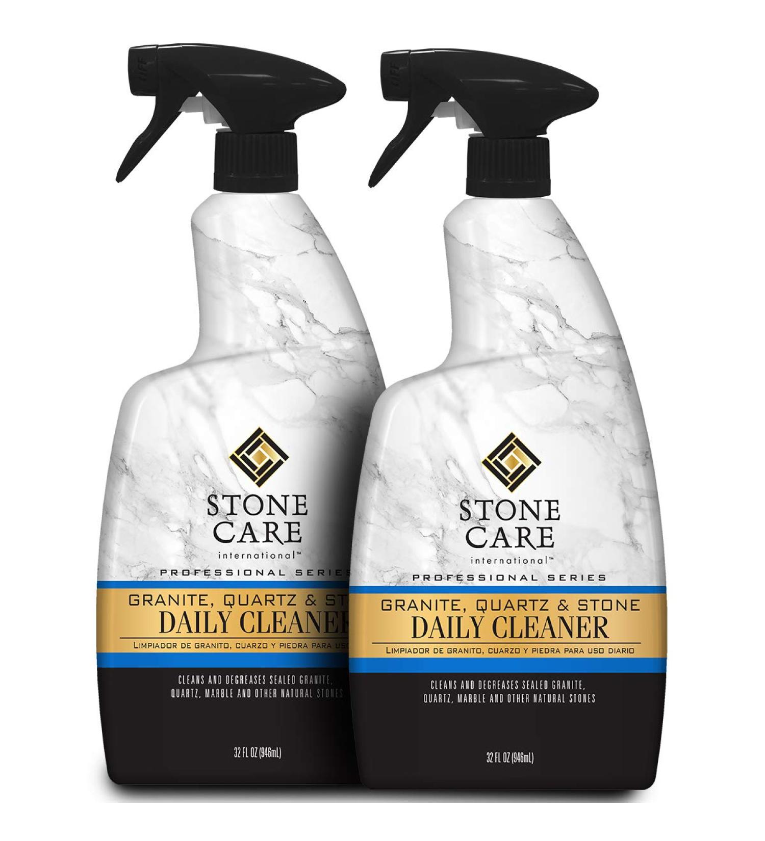 Stone Care International Granite Cleaner - 32oz (2 Pack) for Marble, Quartz, Tile, Travertine & More - Buy Online on GoSupps.com