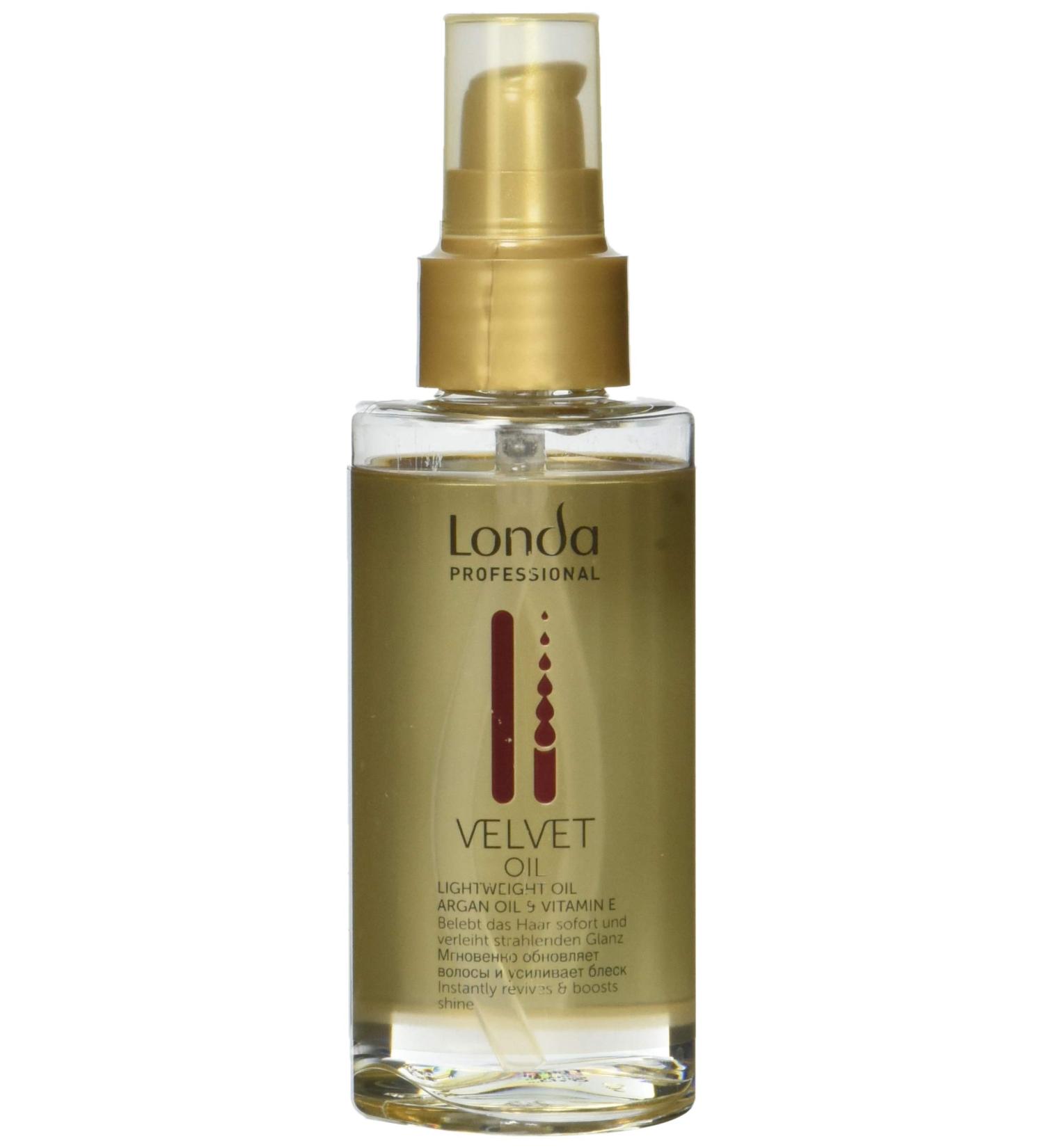 Londa Velvet Lightweight Oil 100ml with Argan Oil - Nourishing Hair Treatment - Buy Online on GoSupps.com