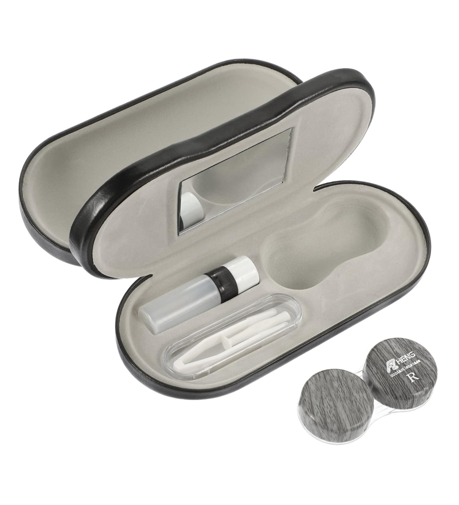 Buy Hapinary Dual-Purpose Travel Glasses Case - Compact Lens Tank & Suitcase Kit for Two Glasses (15.8x7.4cm) - Ideal Travel Accessory - Buy Online on GoSupps.com