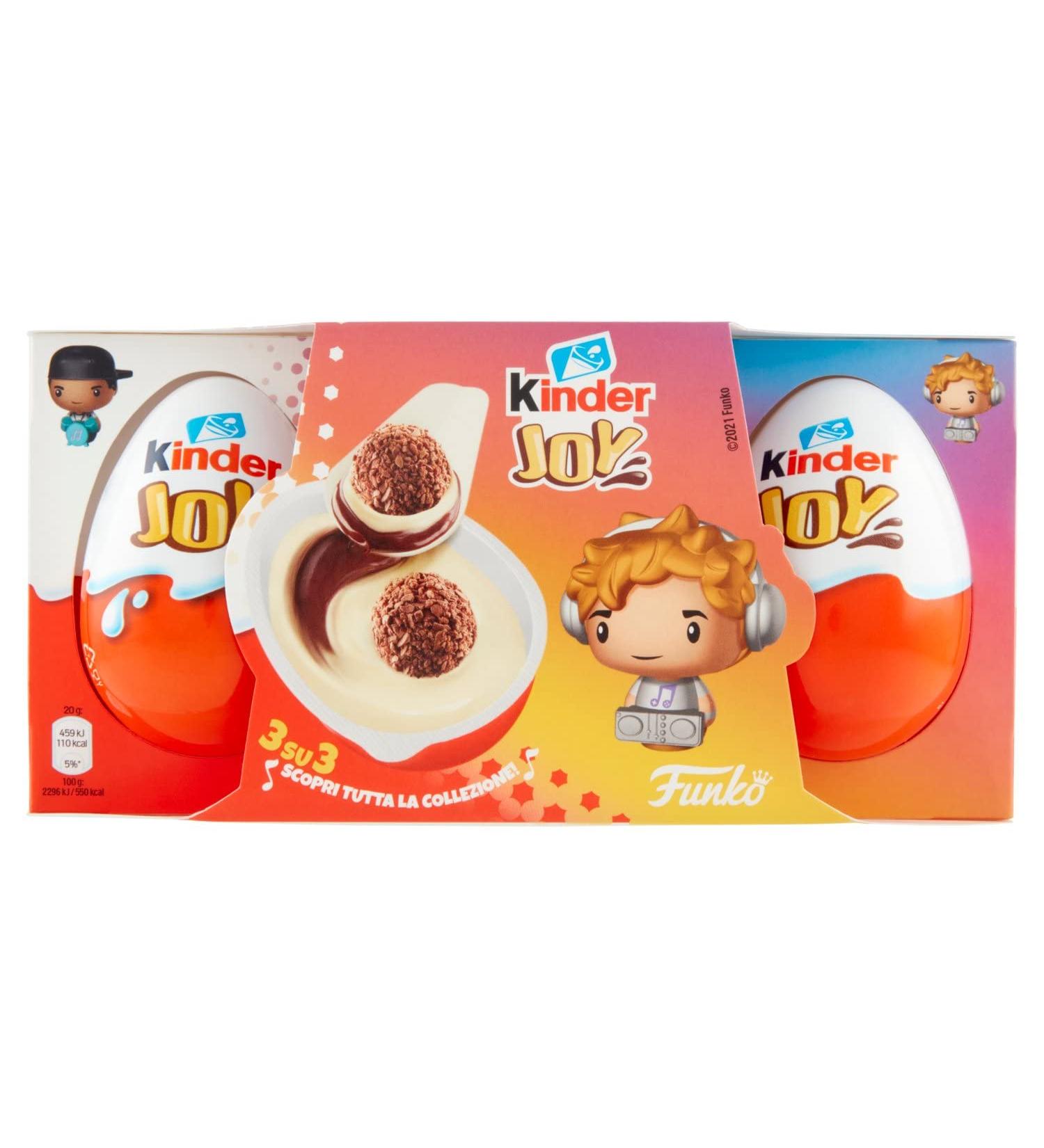 Kinder Joy Egg Pack of 3 x 20 g Total 60 g - Buy Online on GoSupps.com