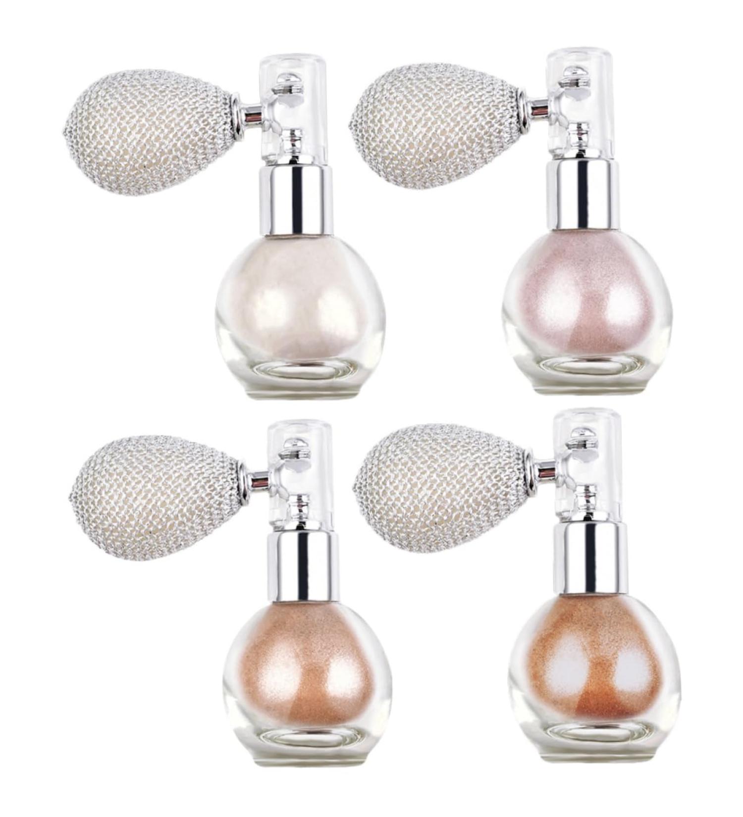 NOLITOY Women Highlighter Spray - 4pcs Body Glitter - Flashing Cosmetic Makeup - Buy Online on GoSupps.com
