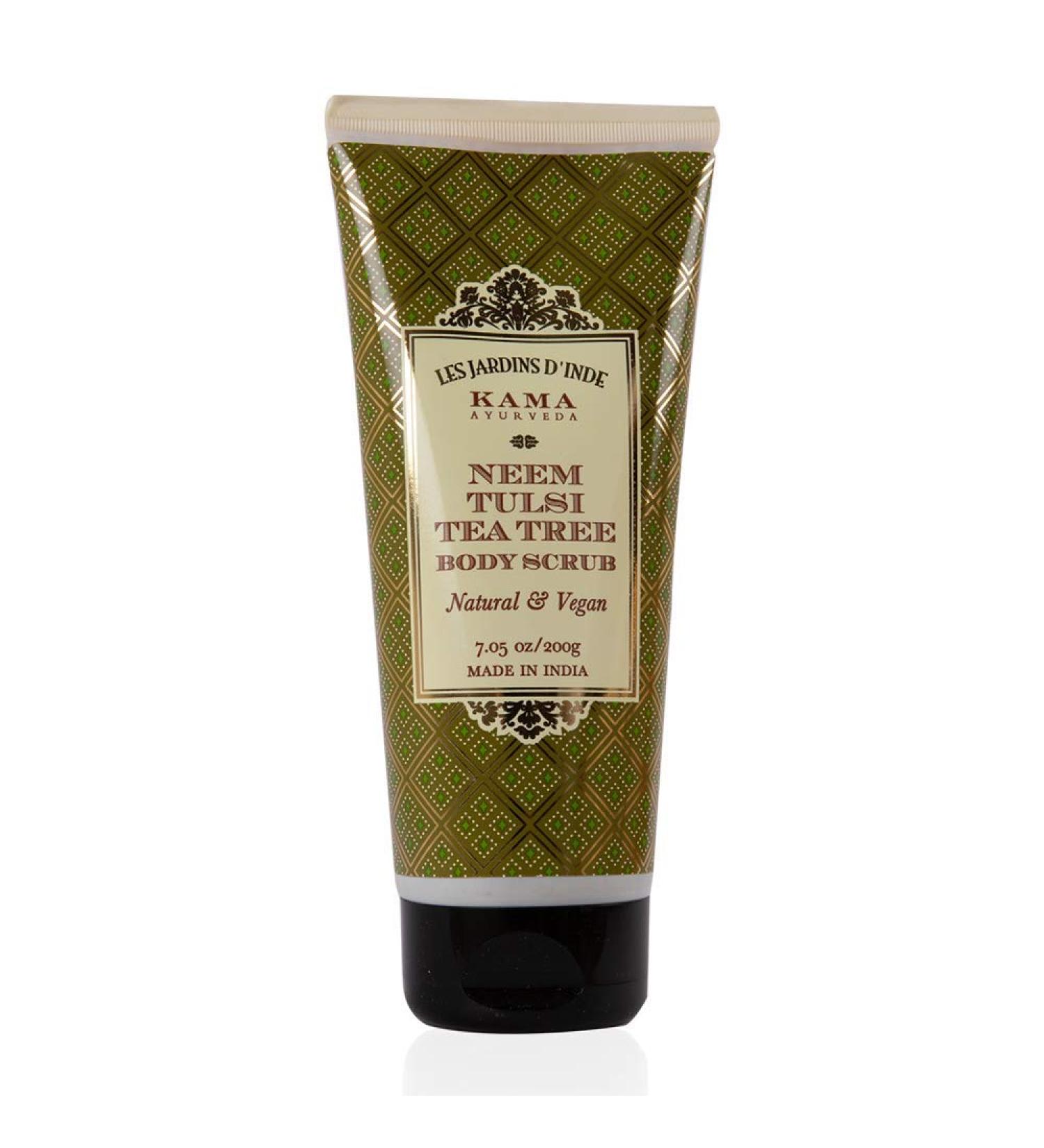 Kama Ayurveda Neem Tulsi Tea Tree Body Scrub 6.7 Fl Oz (200g) - Buy Online on GoSupps.com