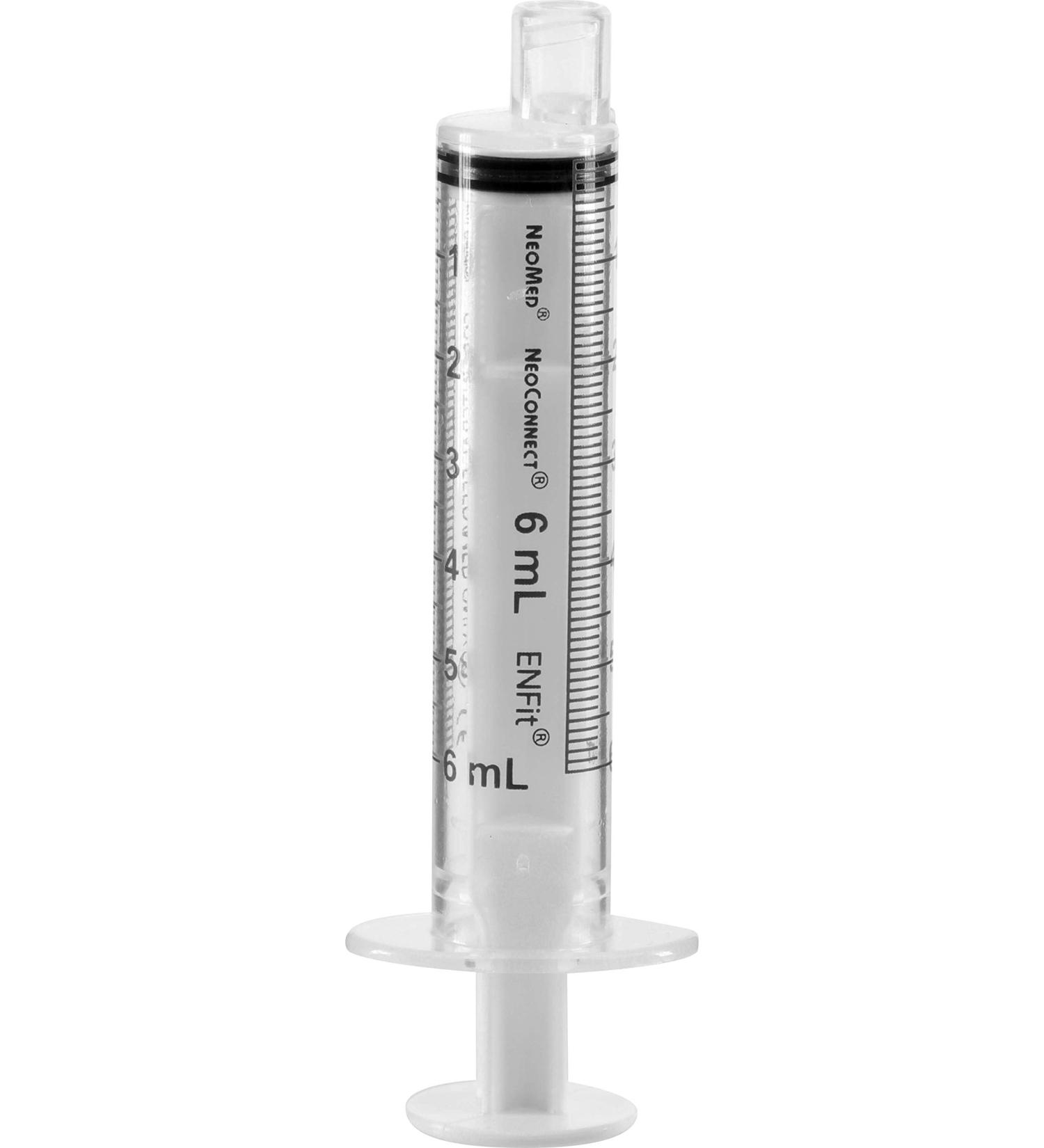 NeoMed at Home 6mL ENFit Reusable O-Ring Syringe - Box of 25 - 500 Uses per Box - Buy Online on GoSupps.com