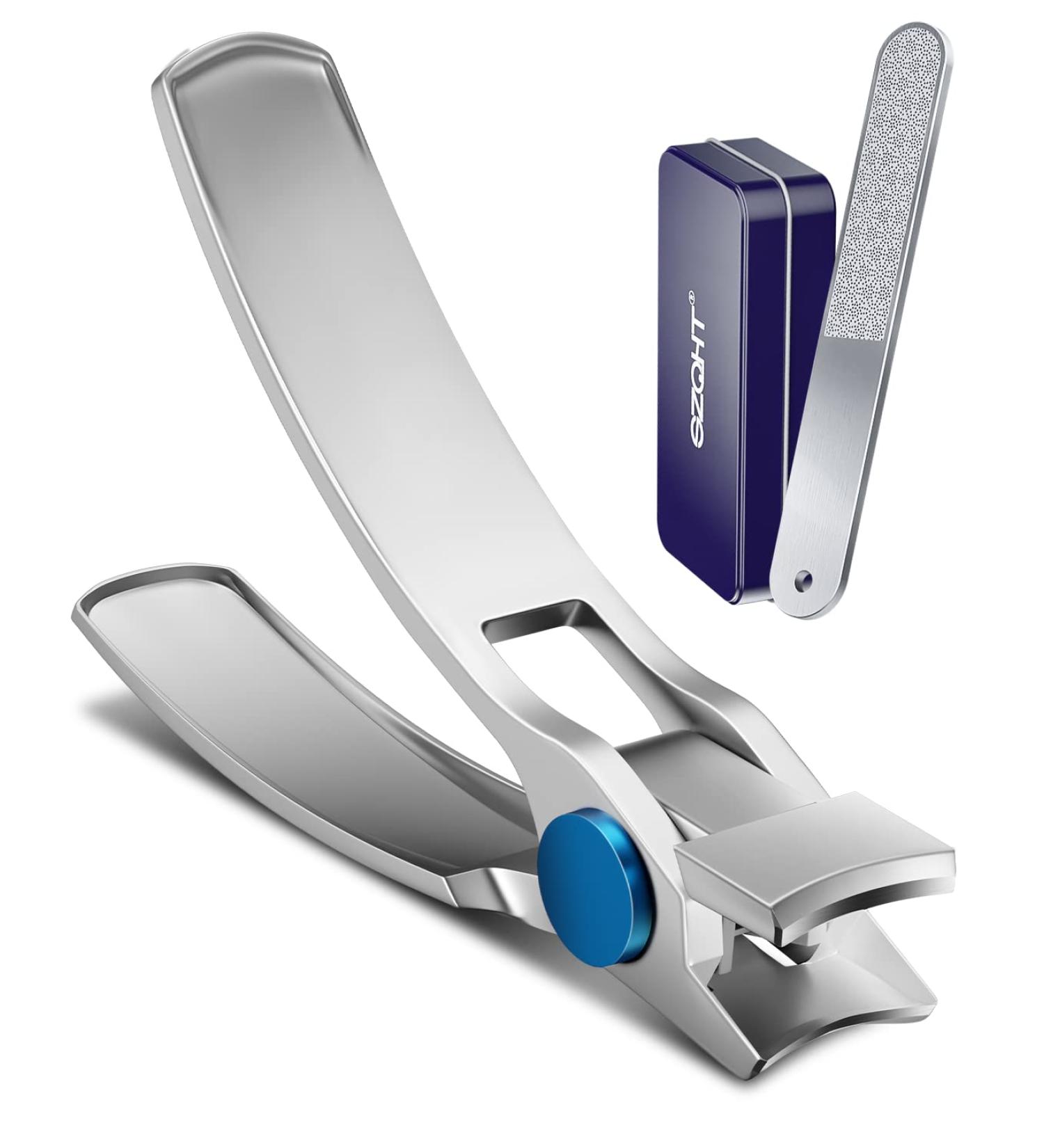 Professional Nail Clippers for Thick & Ingrown Nails - Curved Handle, Precision Toe & Fingernail Cutter - Buy Online on GoSupps.com