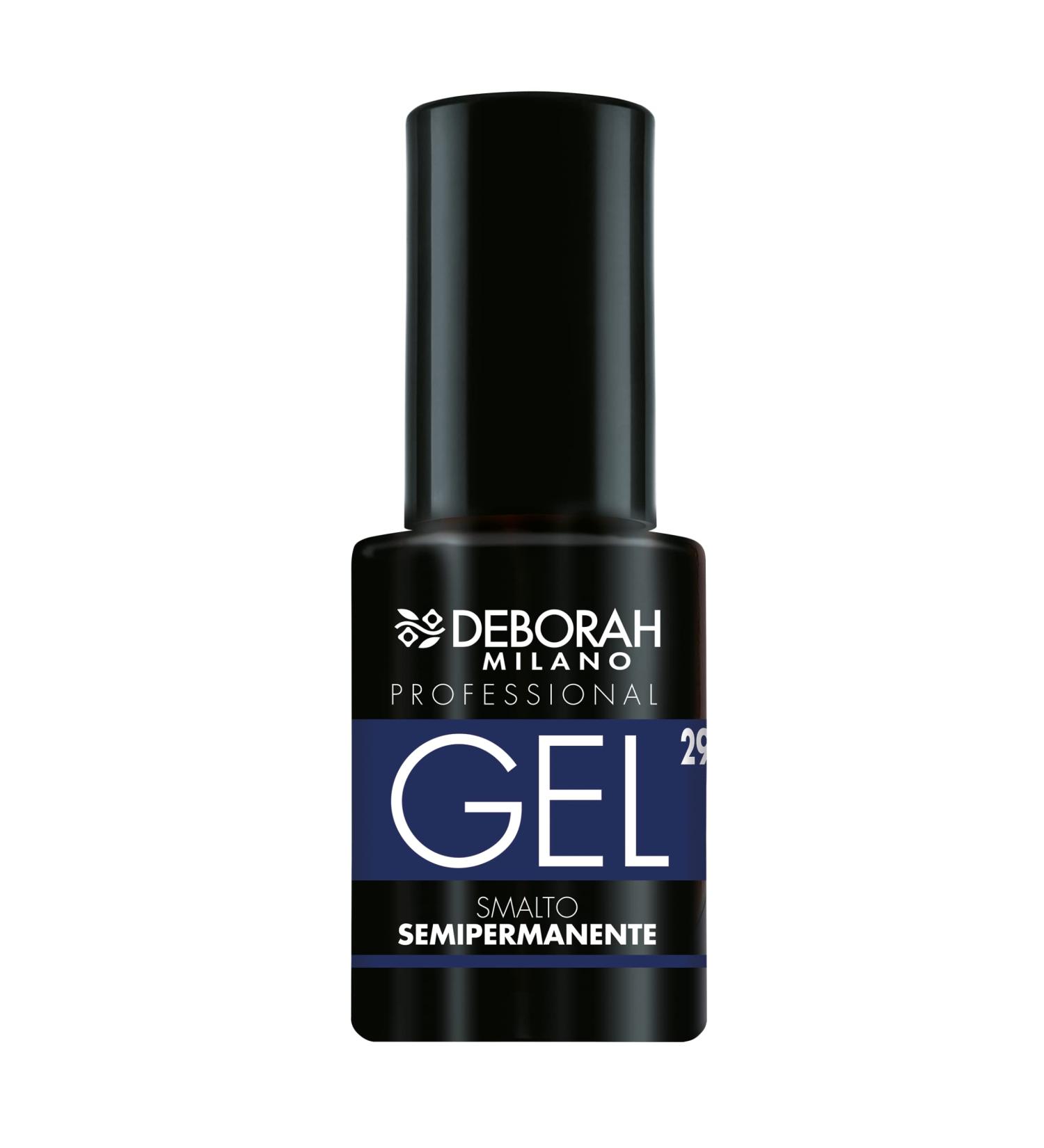 Deborah Milano Professional Gel Nail Polish No. 29 - Clumsy Effect Long-lasting & Shiny - 4.5 ml | Semi-Permanent Blue China | International Shipping - Buy Online on GoSupps.com
