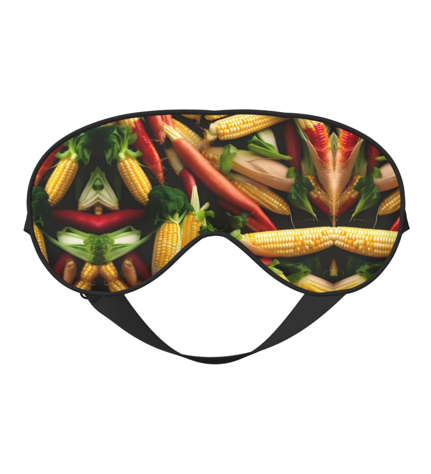 Buy Vegetable Corn Soft Sleep Eye Mask | Breathable Eye Patch for Women | Ideal for Travel & Relaxation - Buy Online on GoSupps.com