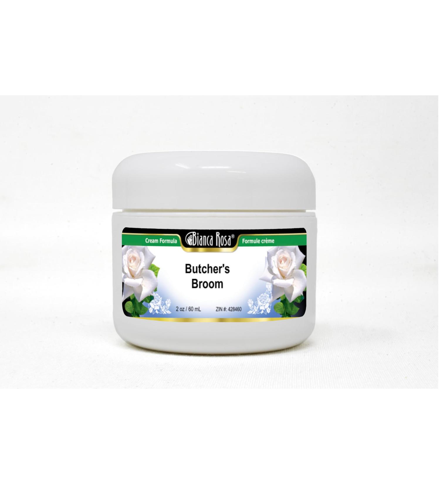 Buy Butcher's Broom Cream 2 oz - Herbal Relief for Veins & Swelling | International Shipping Available - Buy Online on GoSupps.com