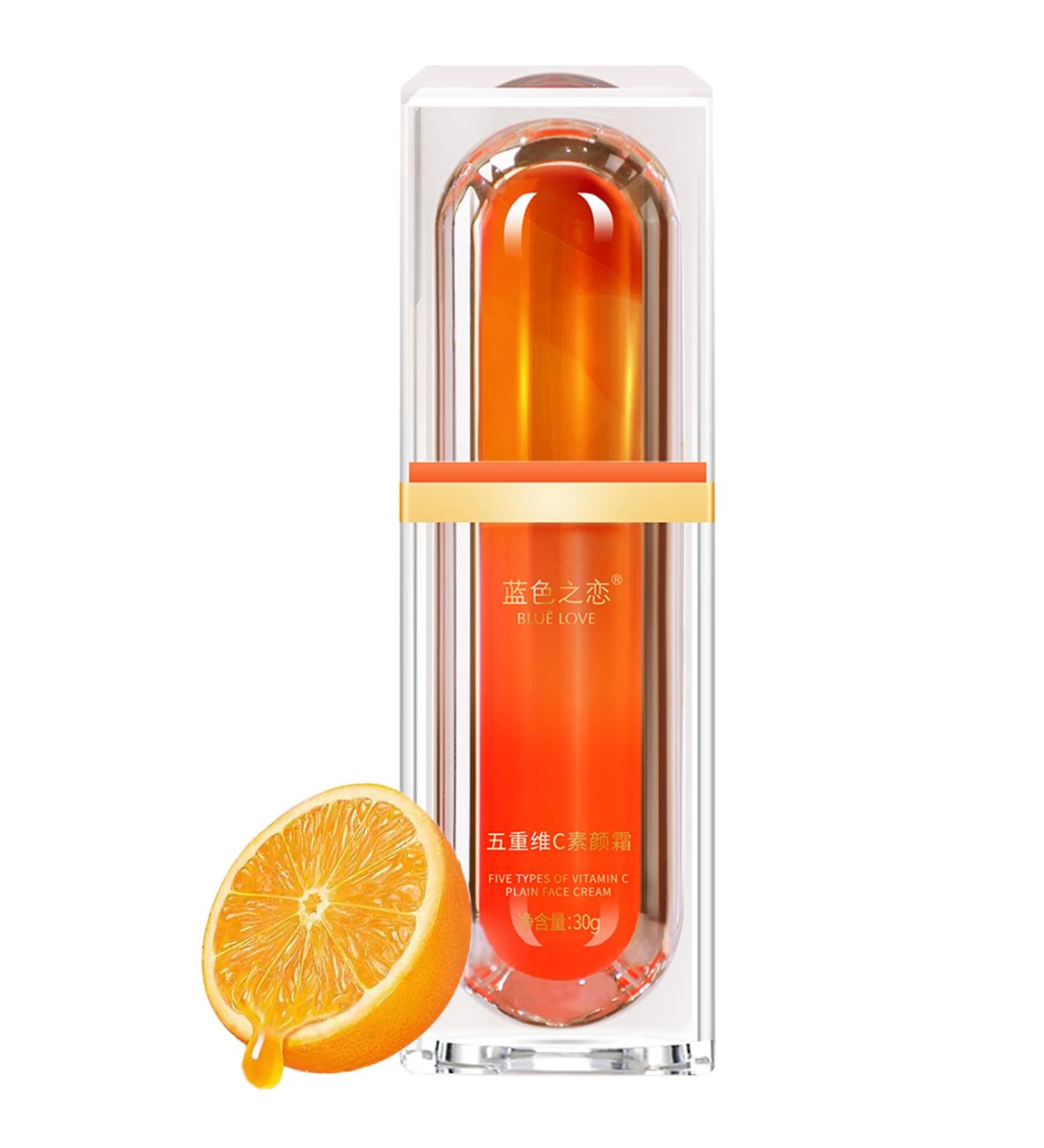 BLUE LOVE Five Vitamin C Tone Up Cream Silky Tinted Moisturizer & Makeup for Women Fast-Absorbing Cream Natural-Looking Finish for All Skin Types 5.5oz 5.5 Fl Oz (Pack of 1) - Buy Online on GoSupps.com