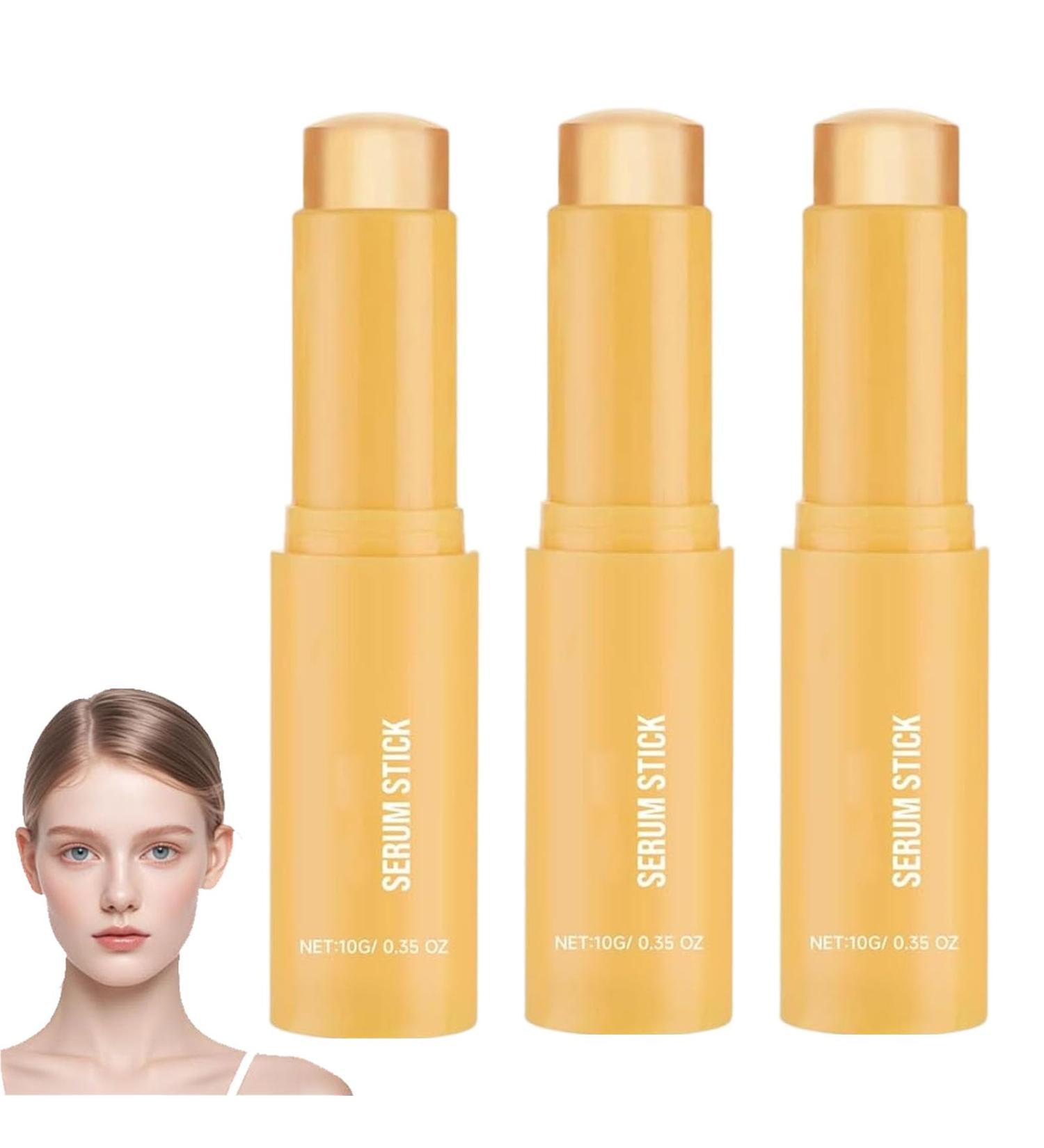 JIAOY Vitamin C serum stick whitening serum stick with vitamin C eye balm lightens and reduces swelling moisturizing balm for face and body compensates 3 pieces 3 pieces - Buy Online on GoSupps.com